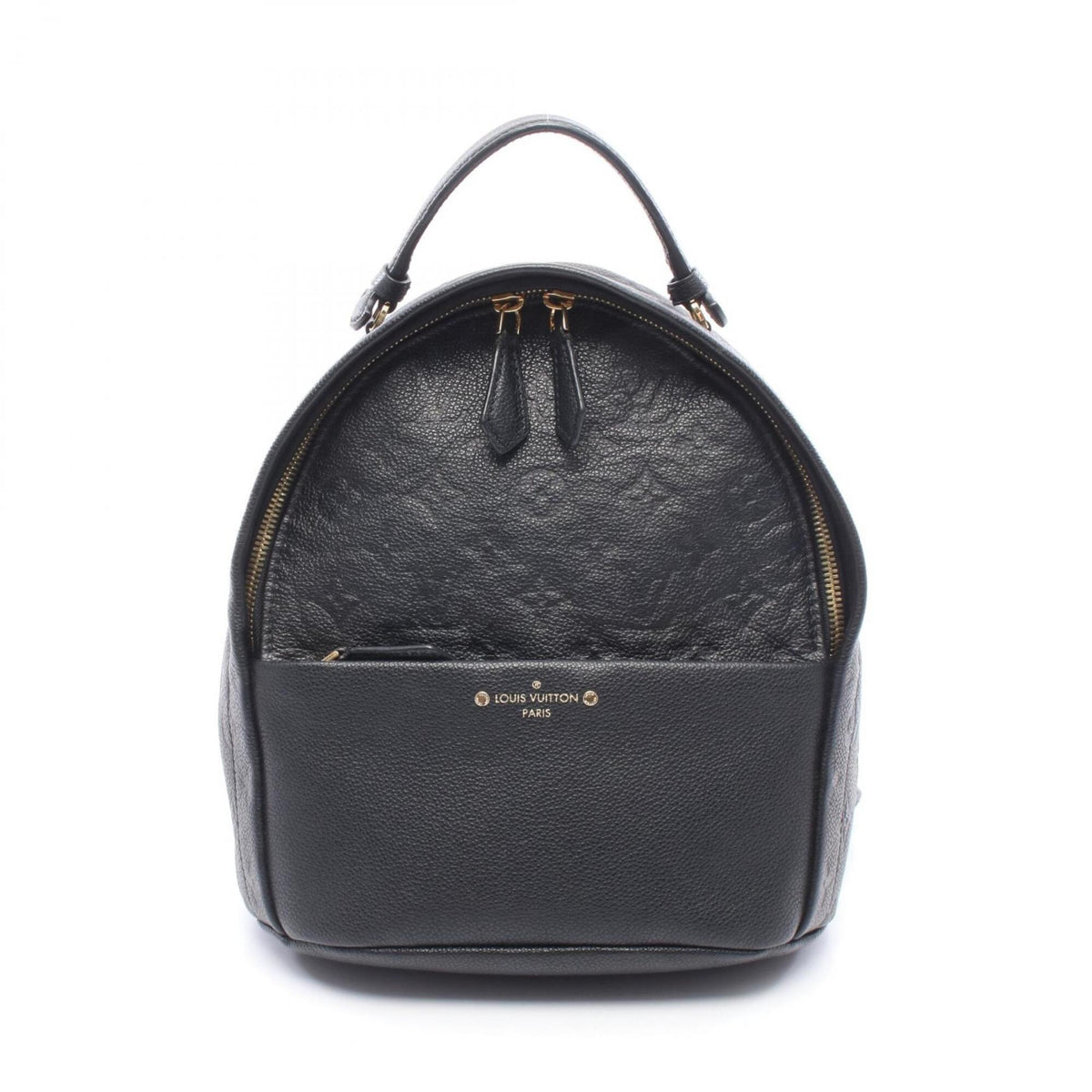 Louis Vuitton Black Leather Backpack (Pre-Owned)