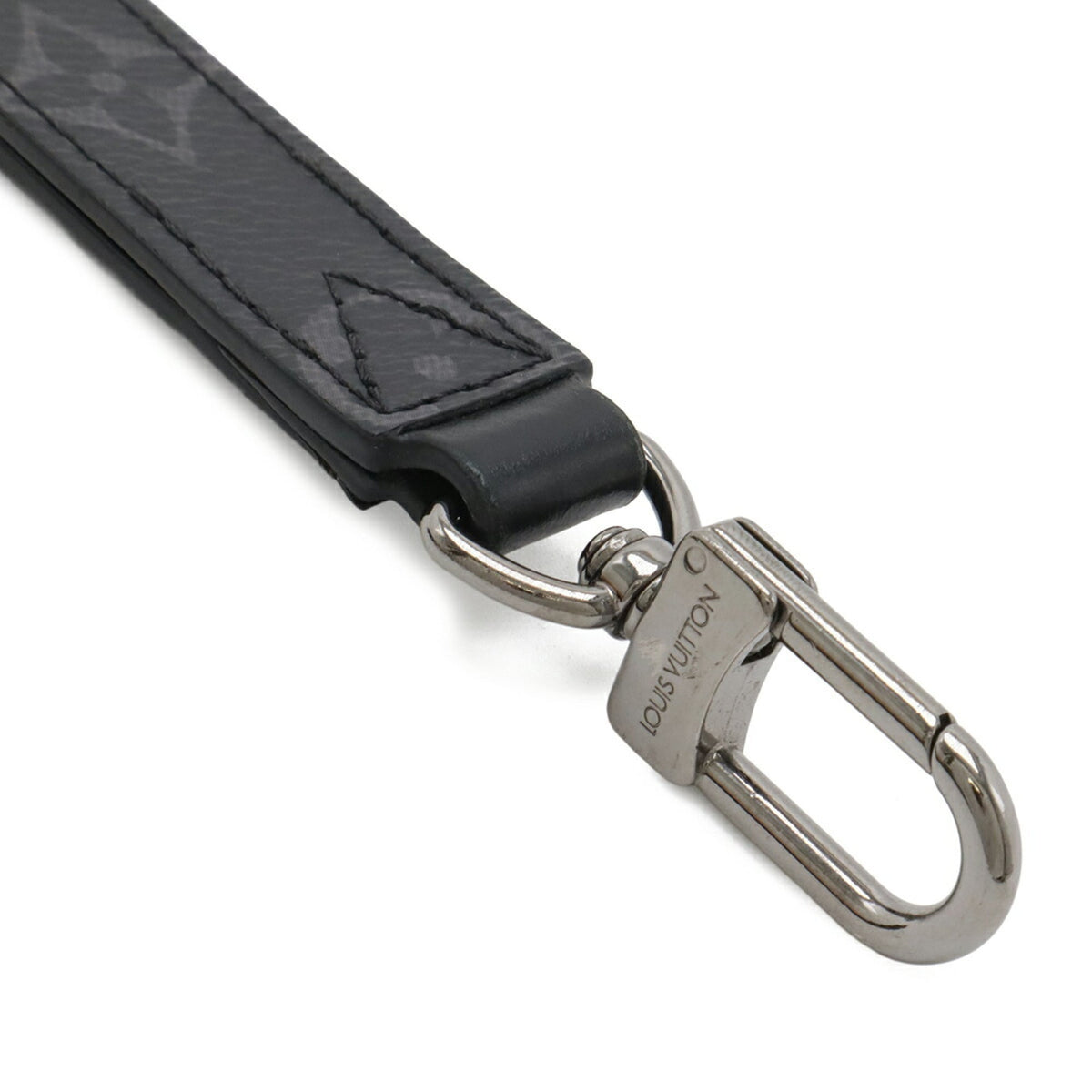 Louis Vuitton Monogram Eclipse Black Gray Monogram Eclipse Leather Coin Purse/Coin Case (Pre-Owned)