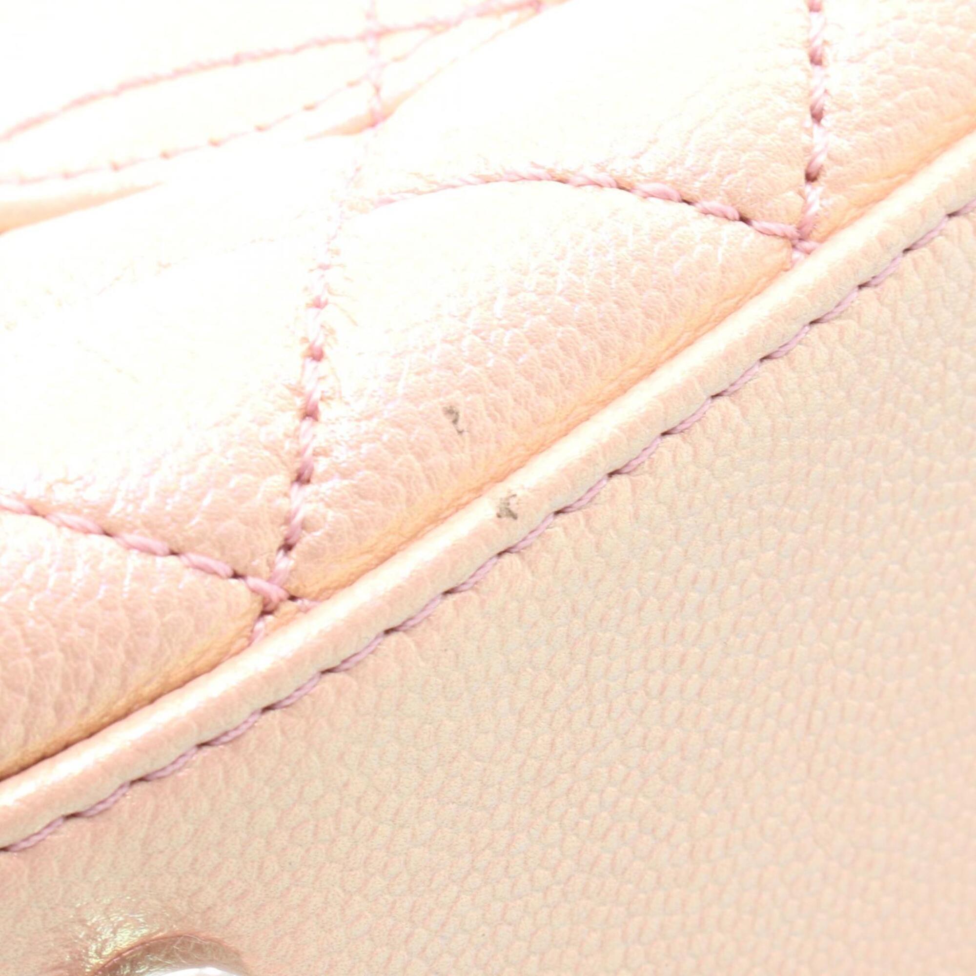 Chanel Pink Grained Calfskin Handbag (Pre-Owned)