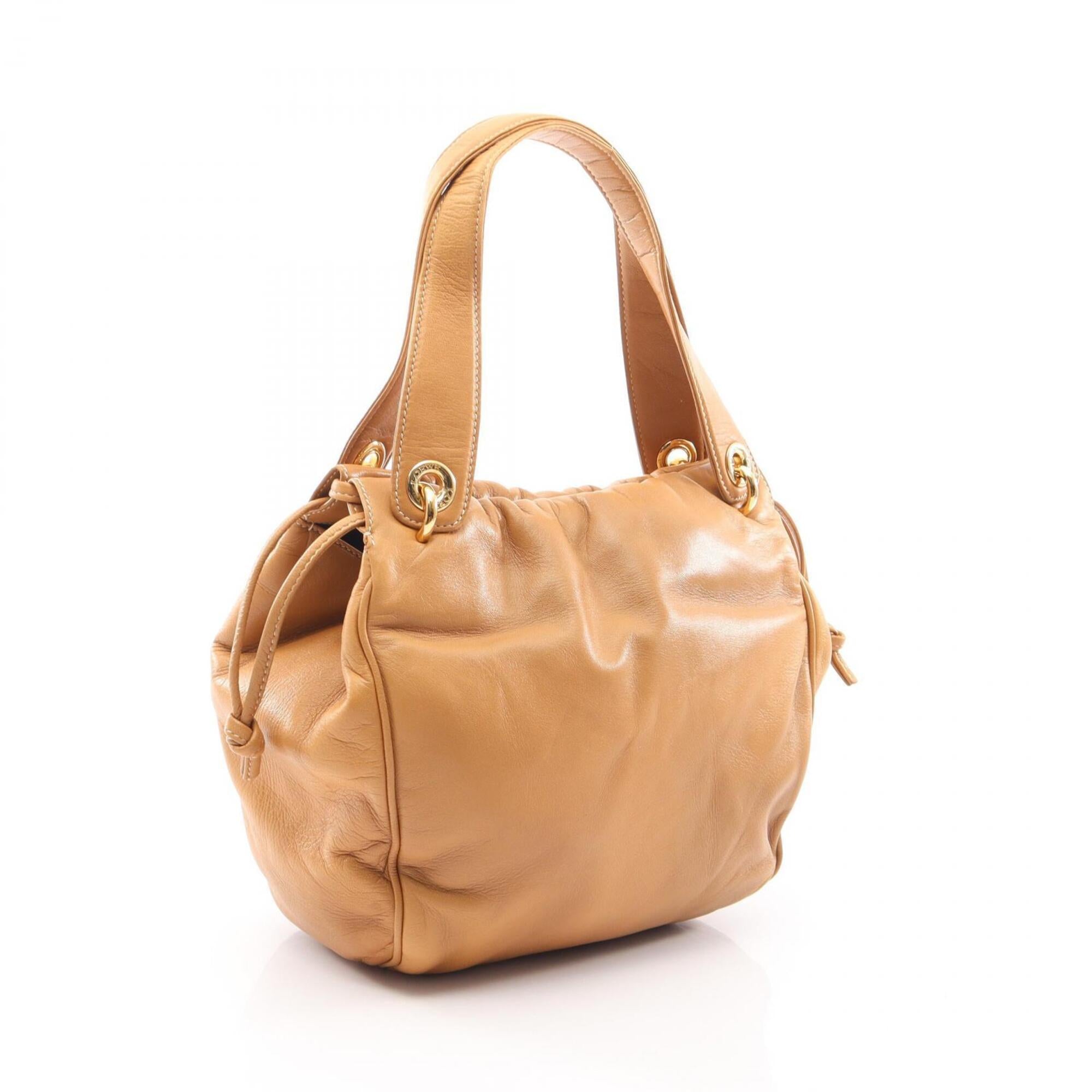Loewe Beige Leather Handbag (Pre-Owned)