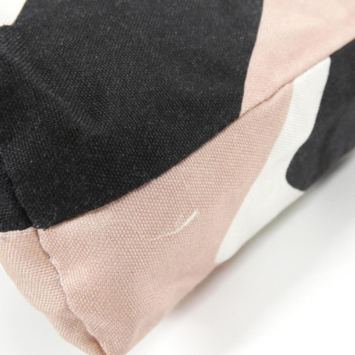 Chanel Black Pink Canvas Handbag (Pre-Owned)