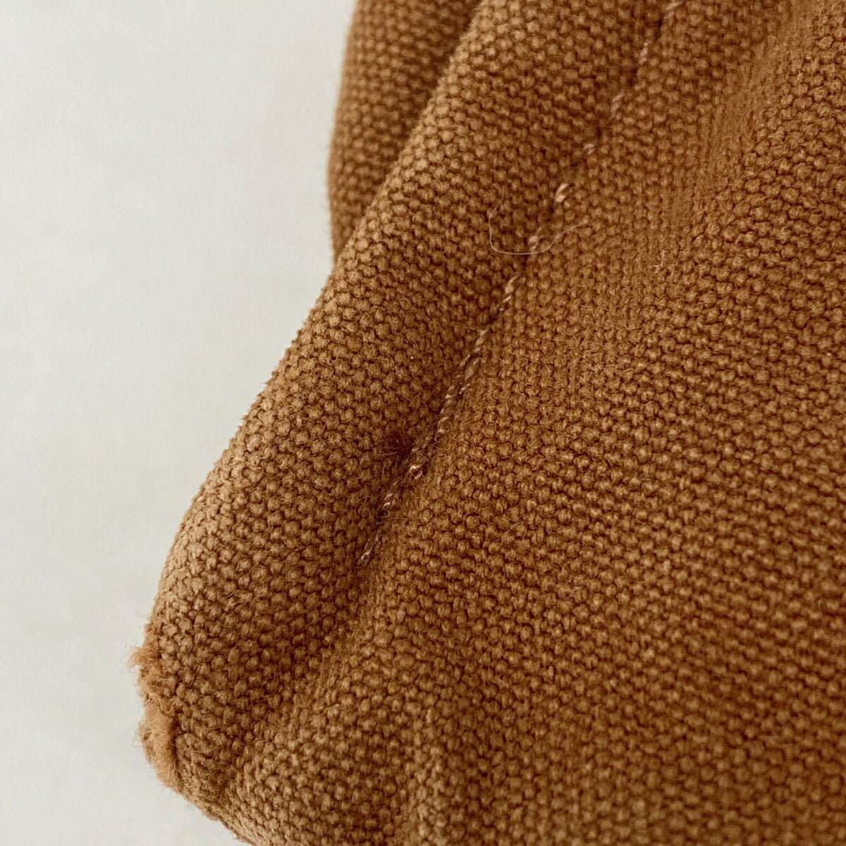 Hermes Brown Canvas Tote Bag (Pre-Owned)