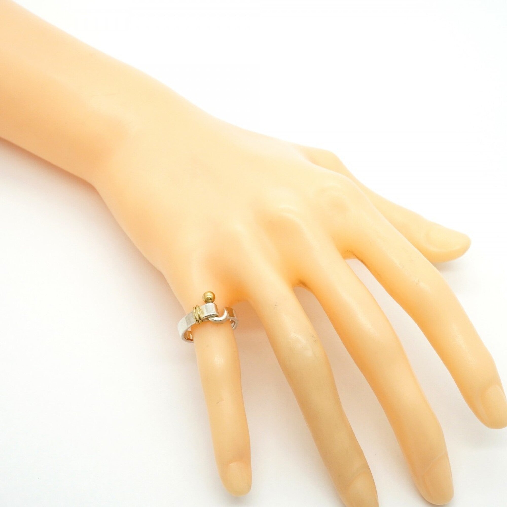 Tiffany Yellow Gold (18K) Silver 925 Band Ring (Pre-Owned)