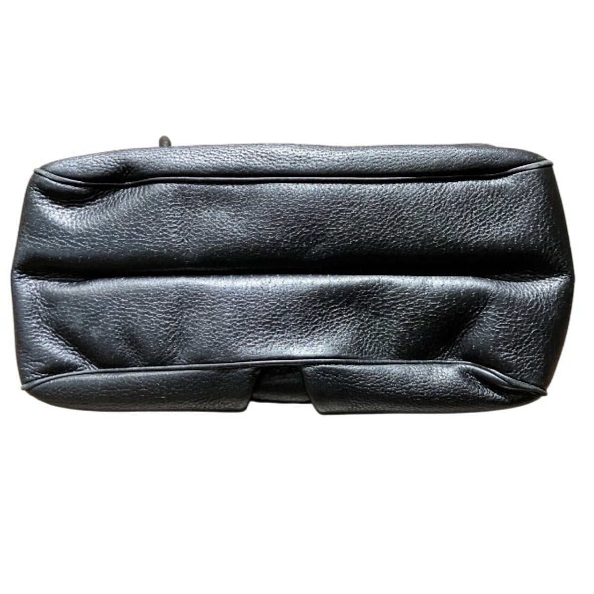 Salvatore Ferragamo Black Leather Handbag Shoulder Bag (Pre-Owned)