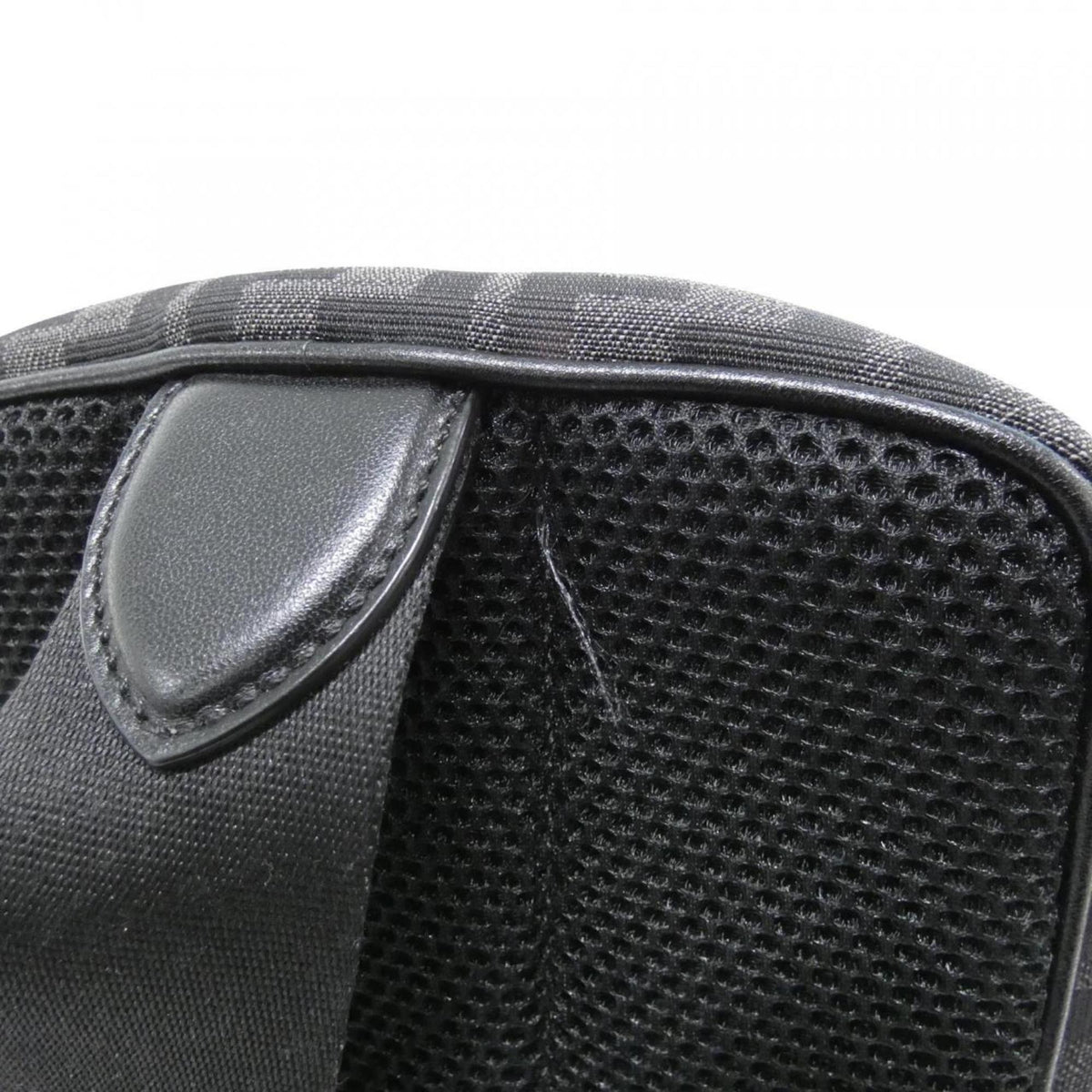 Fendi Silver Canvas Leather Shoulder Bag (Pre-Owned)