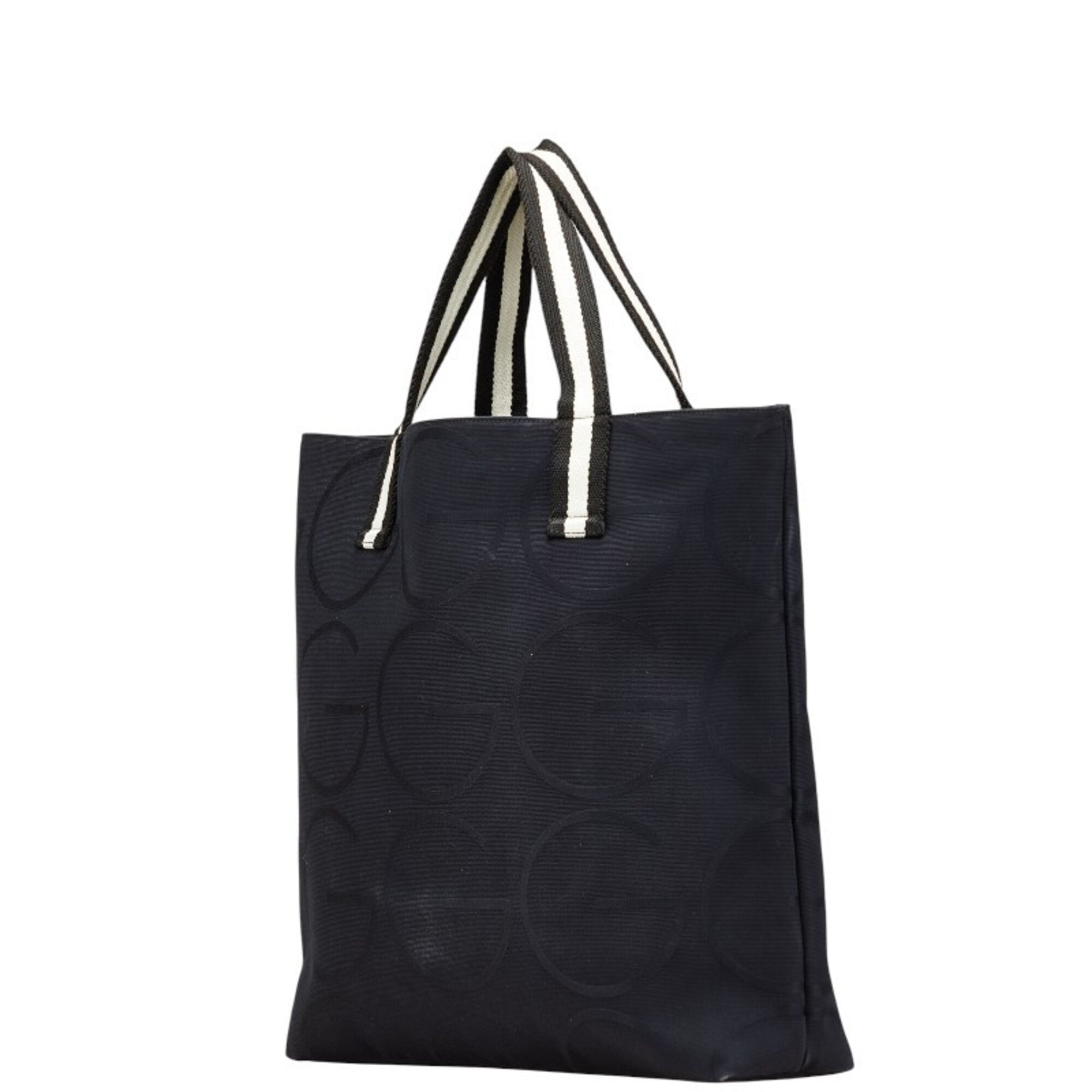 Gucci Black Canvas Tote Bag (Pre-Owned)