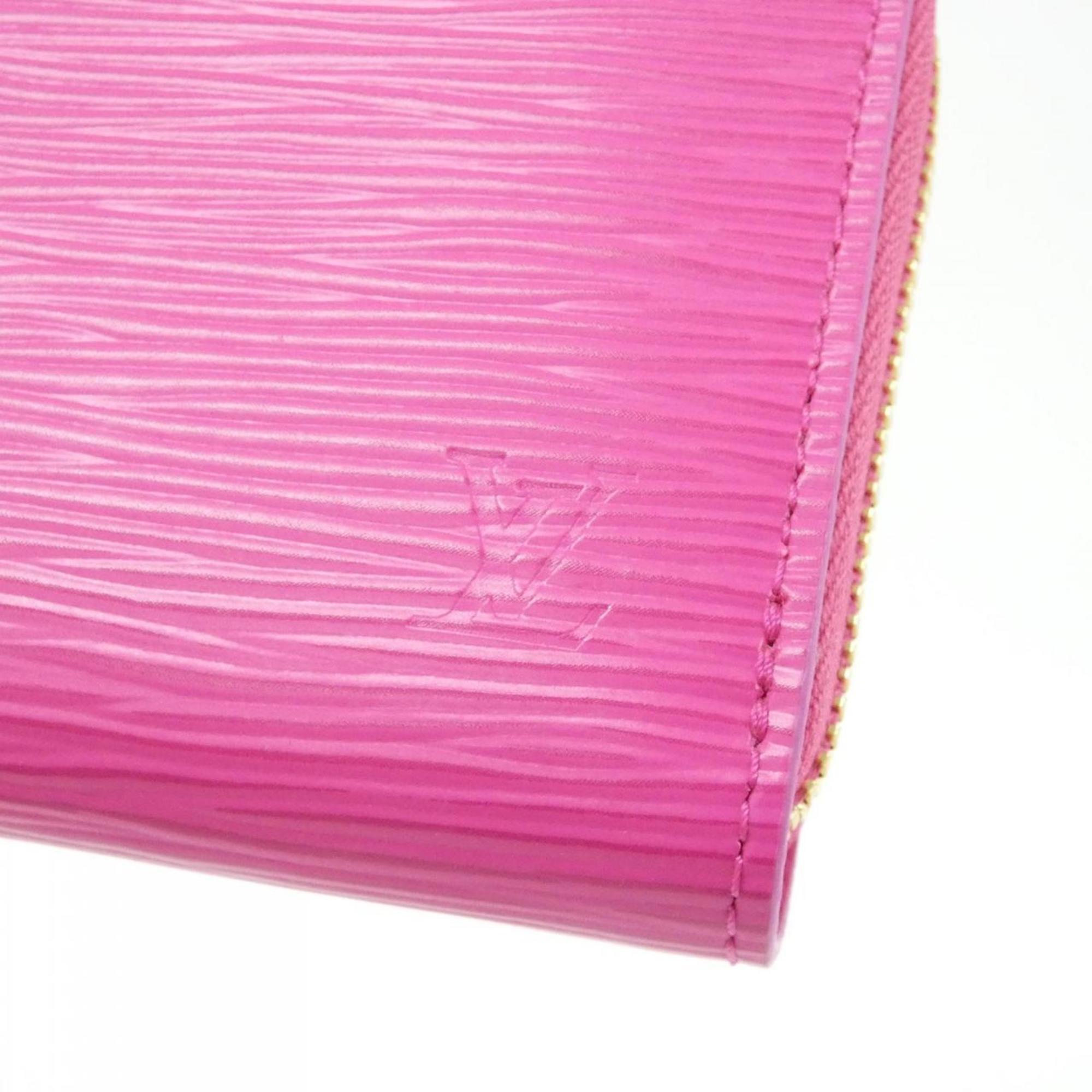 Louis Vuitton Pink Leather Coin Purse/Coin Case (Pre-Owned)