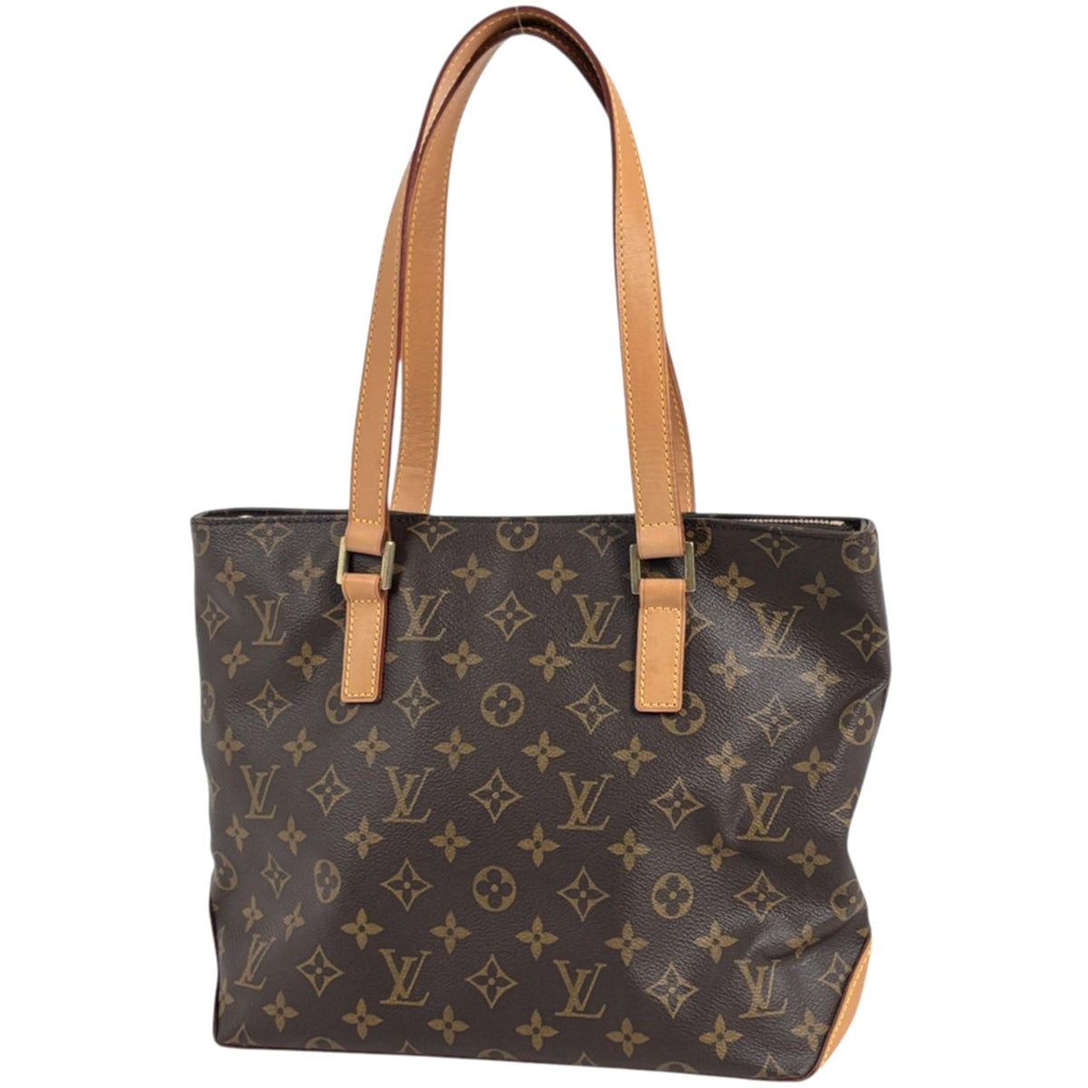 Louis Vuitton Brown Monogram Shoulder Bag Tote Bag (Pre-Owned)