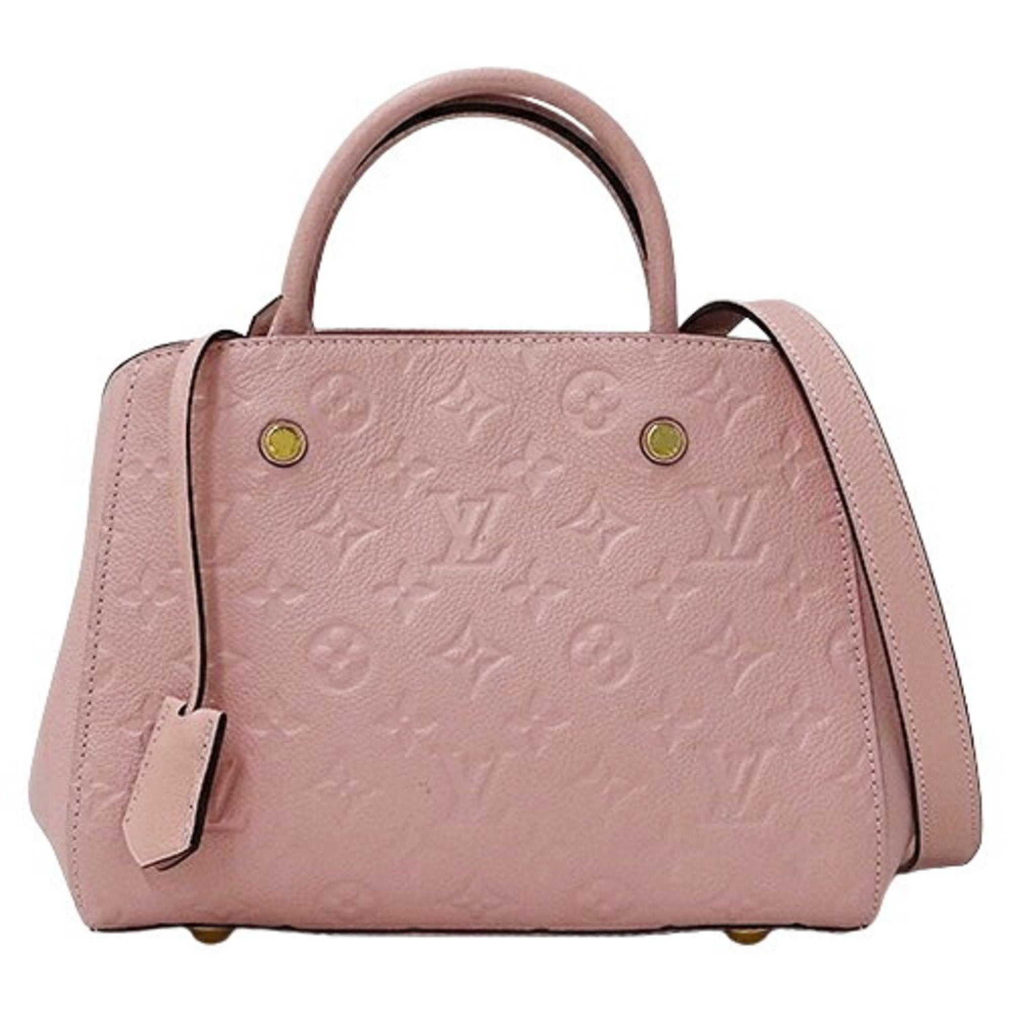 Louis Vuitton Monogram Empreinte Rose Poudre Monogram Empreinte Handbag Shoulder Bag (Pre-Owned)
