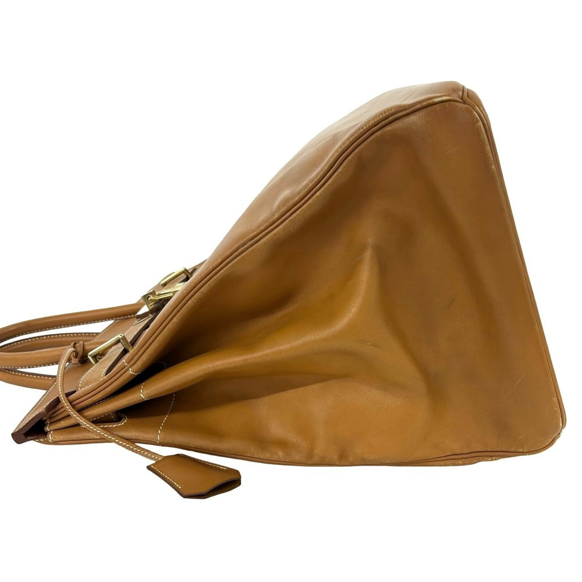 Hermes Brown Vache Leather Handbag (Pre-Owned)