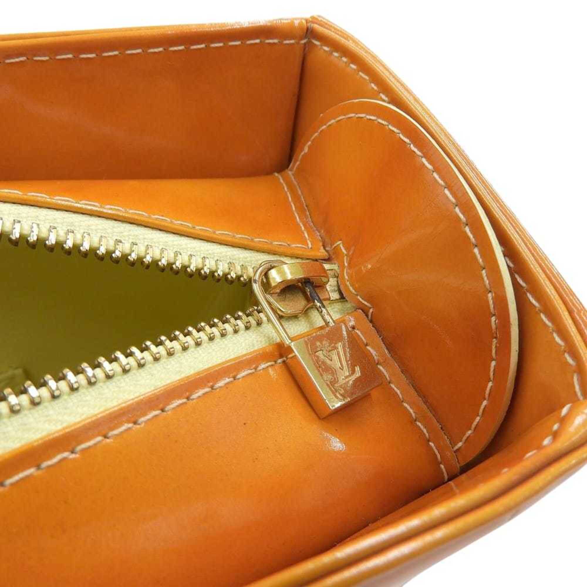 Louis Vuitton Monogram Yellow Monogram Vernis Leather Handbag Tote Bag (Pre-Owned)