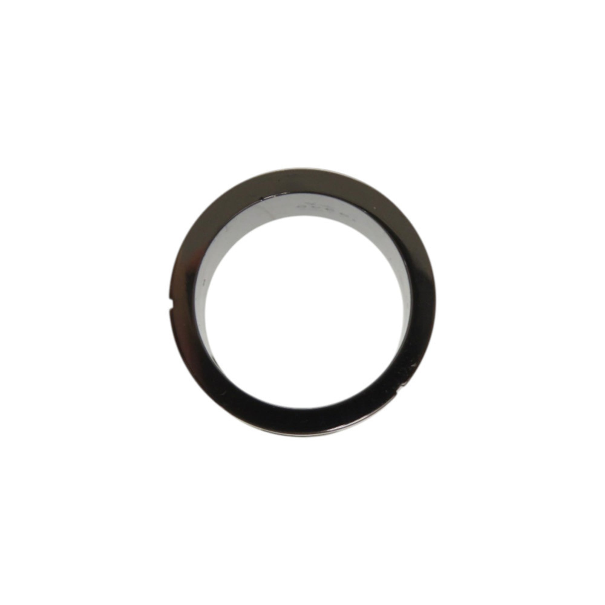 Gucci Gunmetal Silver 925 Band Ring (Pre-Owned)