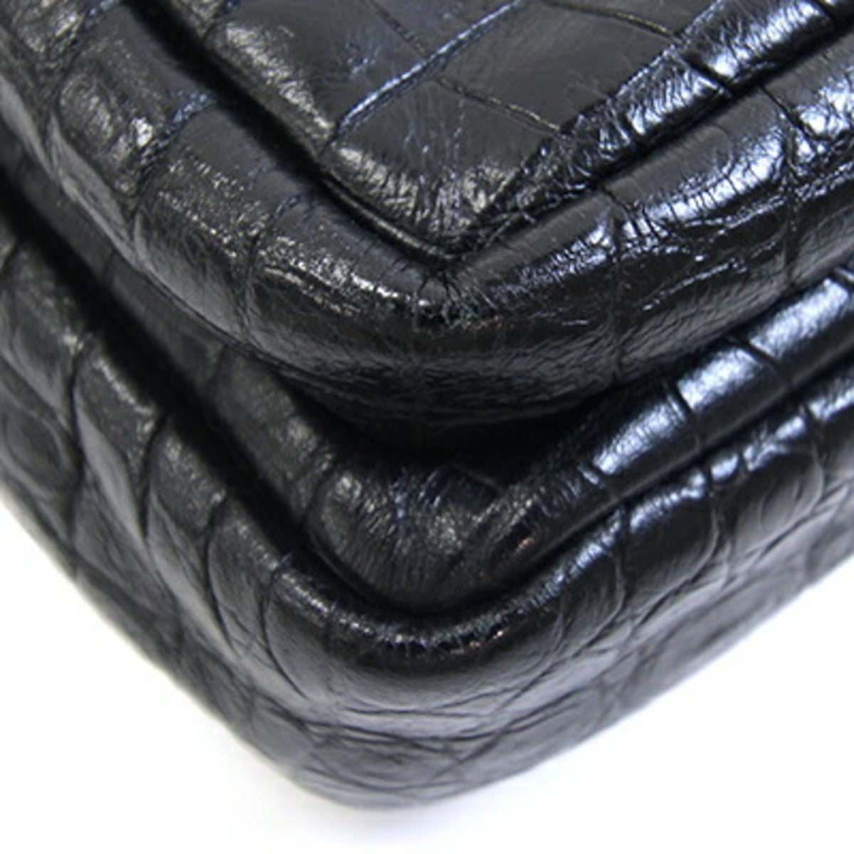 Saint Laurent Black Leather Shoulder Bag (Pre-Owned)