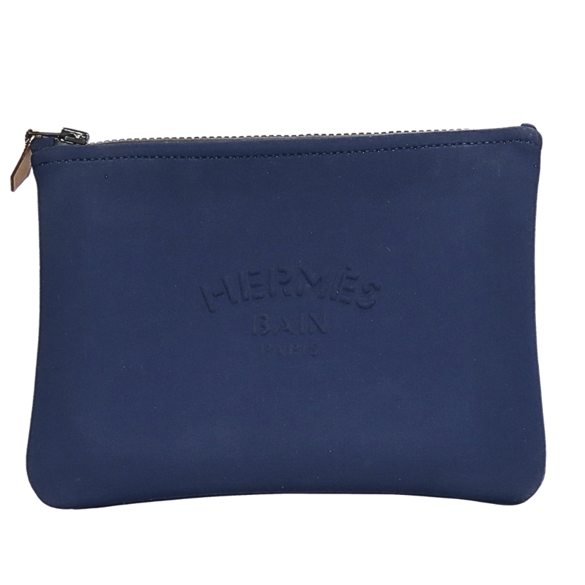 Hermes Navy Elastane Pouch (Pre-Owned)