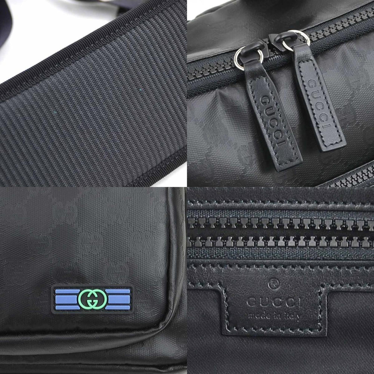 Gucci Black Pvc Shoulder Bag (Pre-Owned)