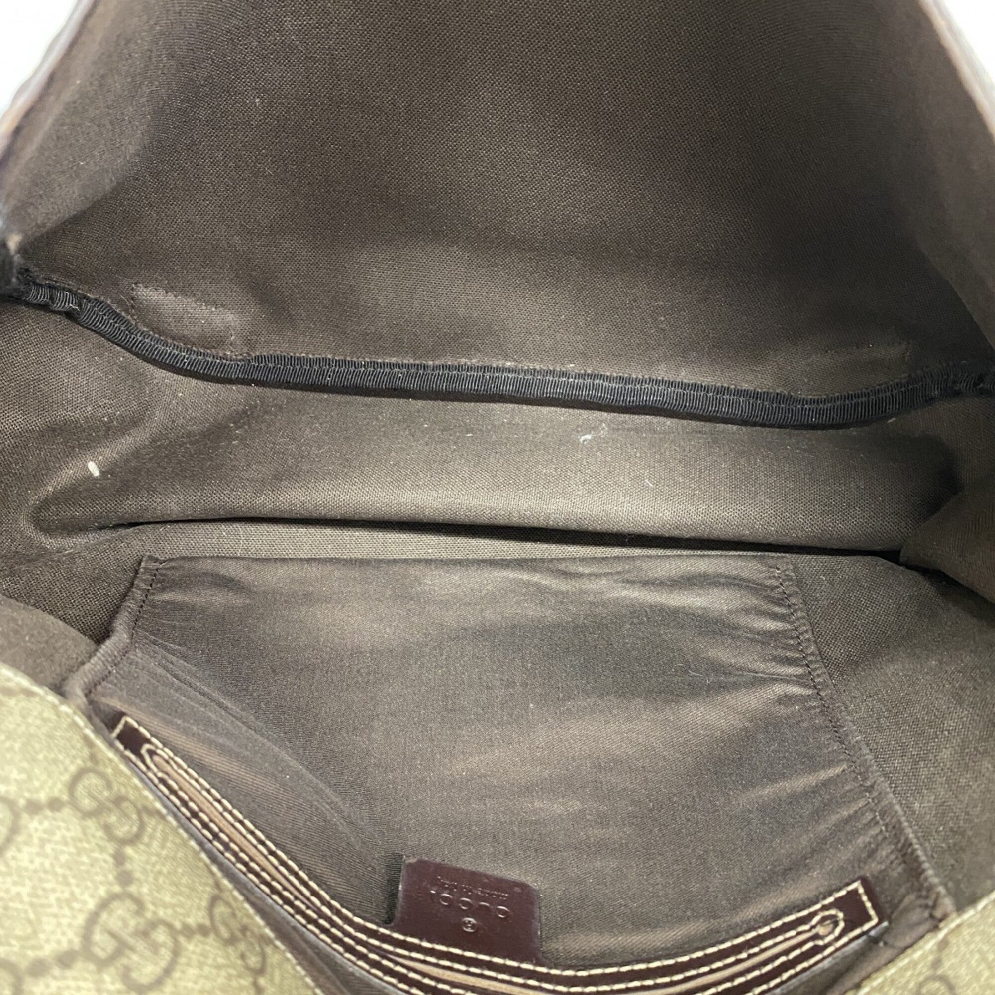 Gucci Brown Pvc Shoulder Bag (Pre-Owned)