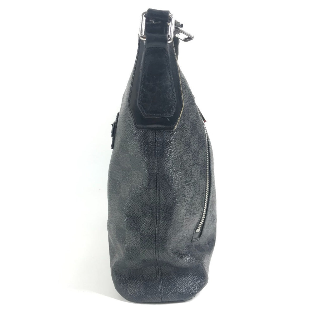 Louis Vuitton Black Galle Damier Graphite Shoulder Bag (Pre-Owned)