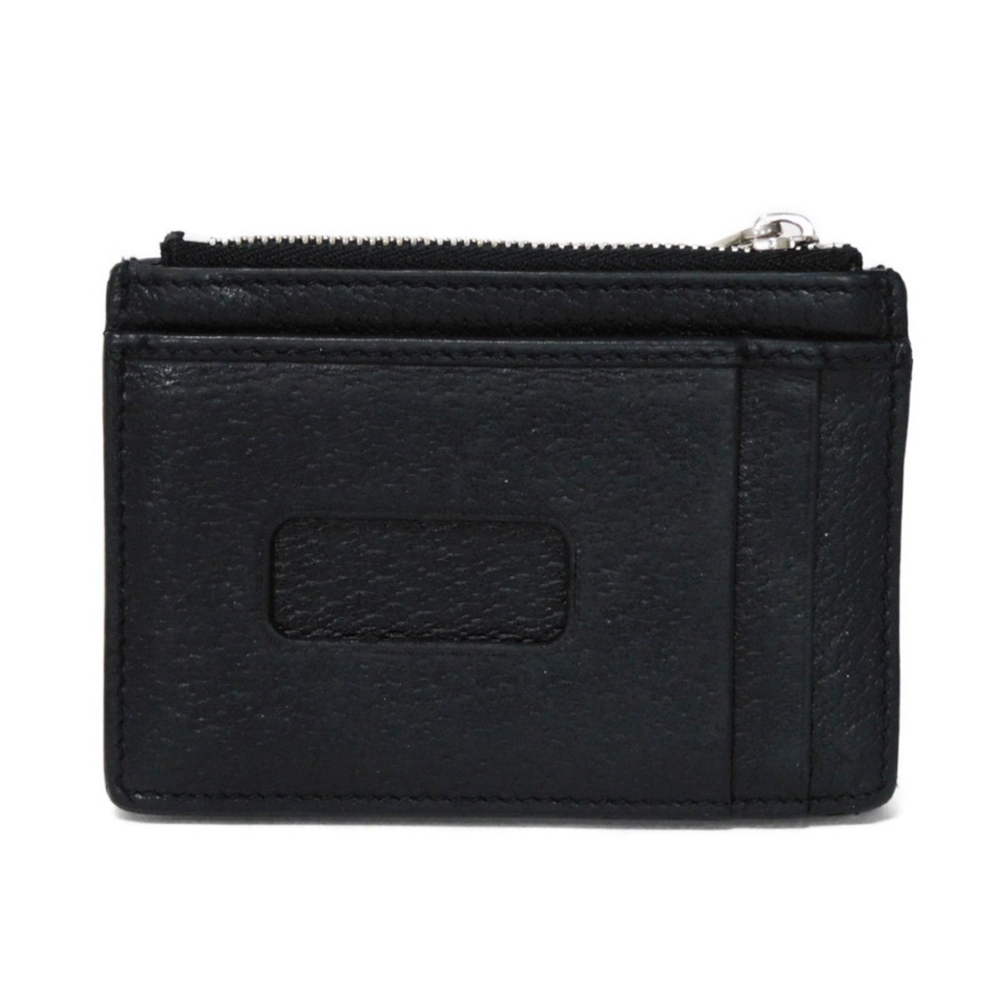 Gucci Black Yellow Nylon Leather Coin Purse/Coin Case (Pre-Owned)
