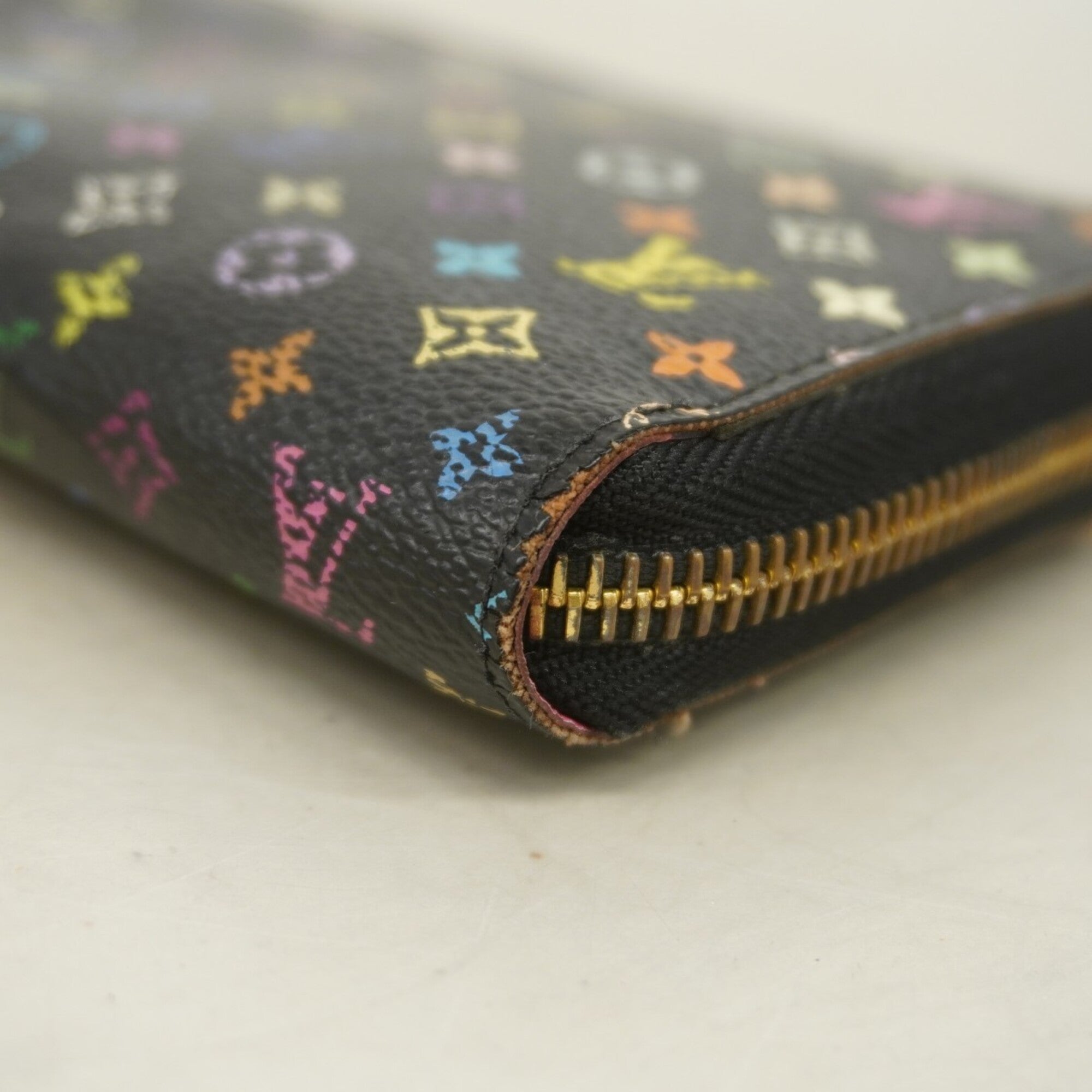 Louis Vuitton Grenade Noir Long Wallet (Bi-Fold) (Pre-Owned)