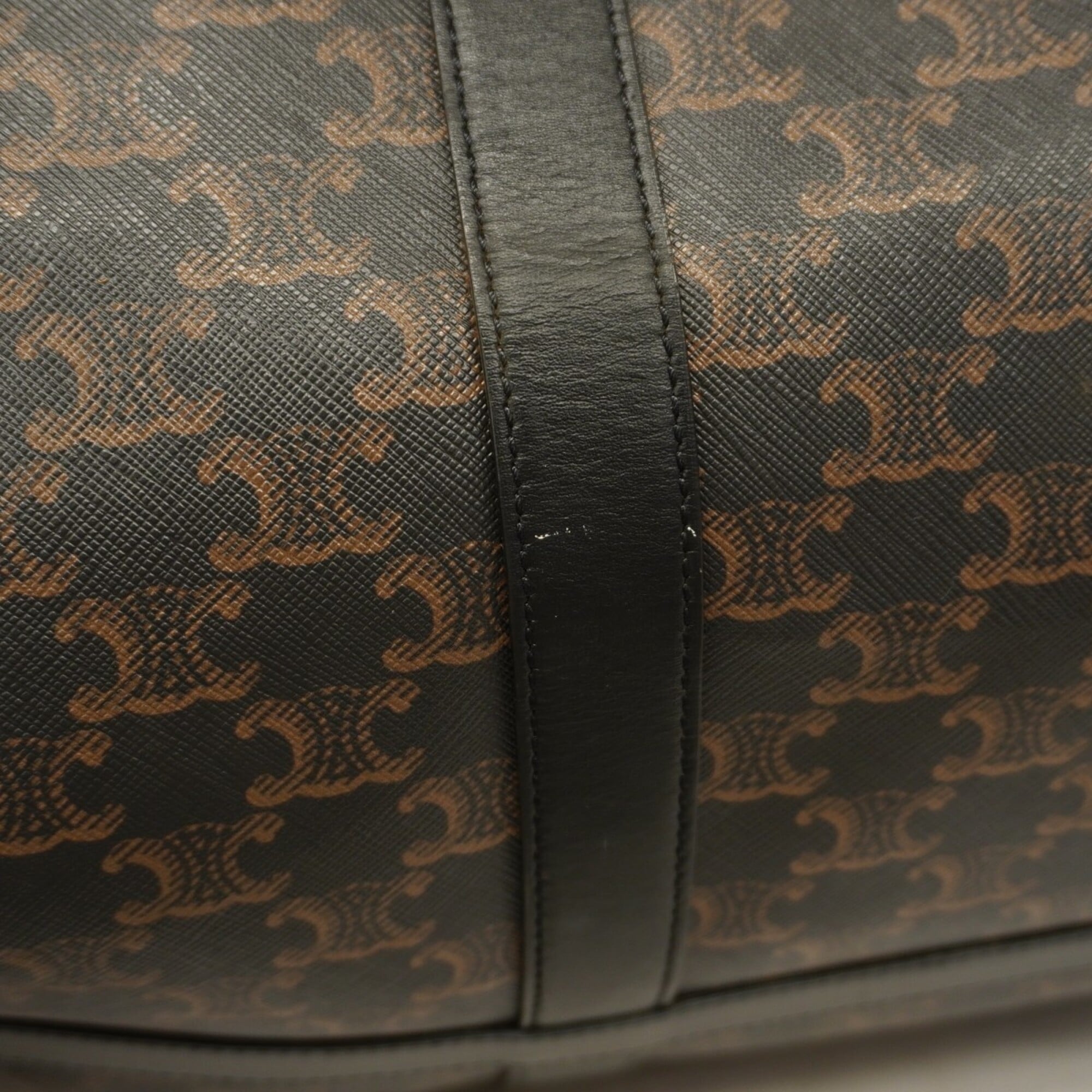 Celine Black Pvc Boston Bag (Pre-Owned)