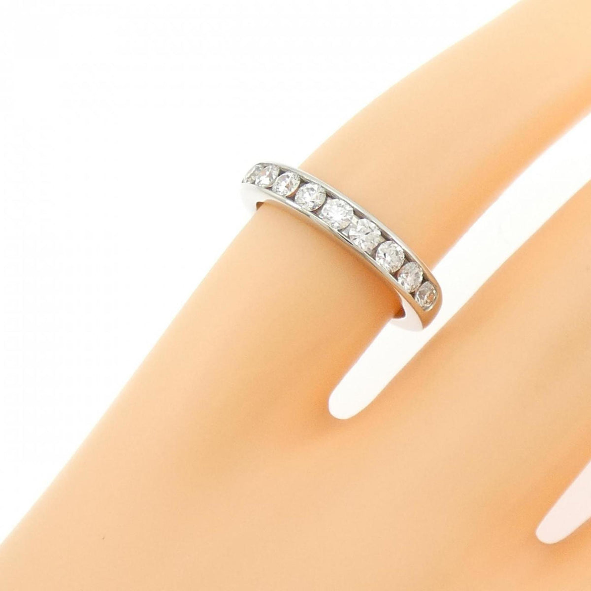 Tiffany Platinum Platinum 950 Band Ring (Pre-Owned)
