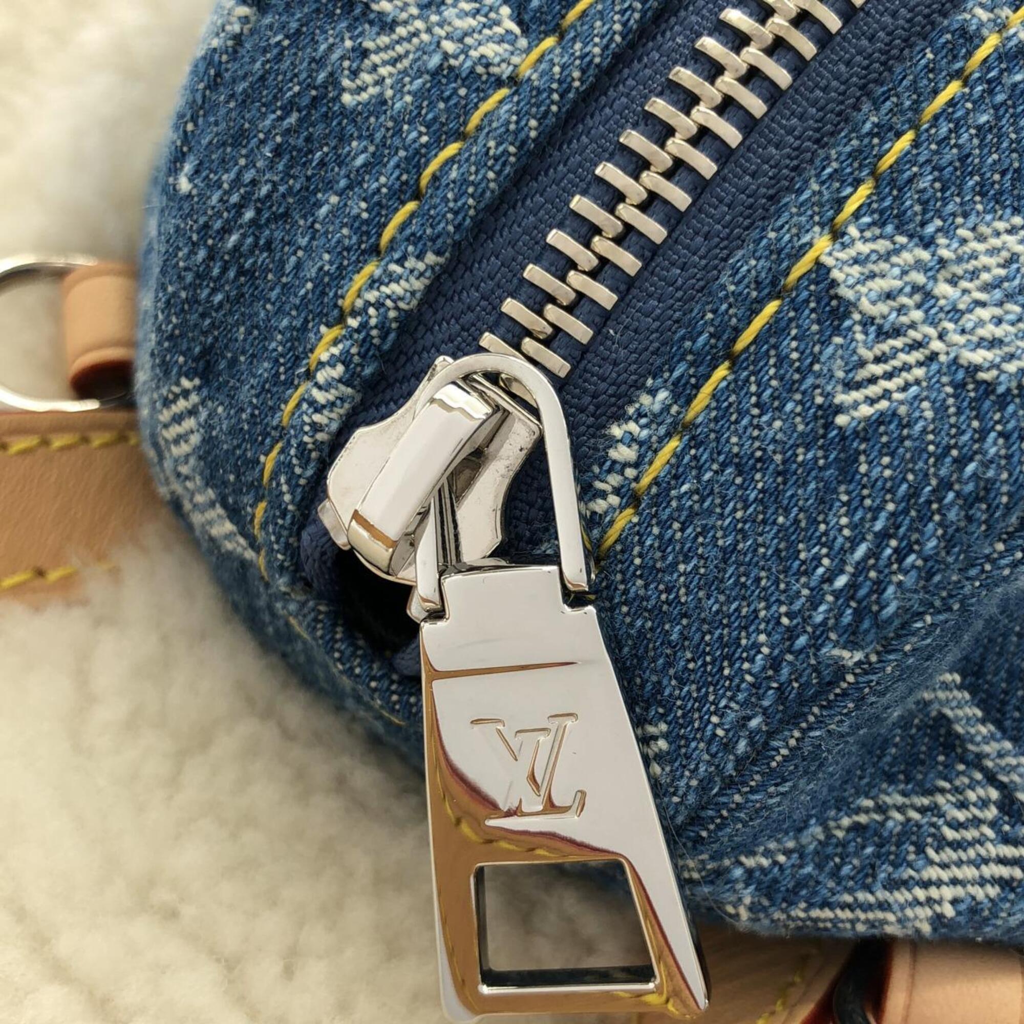 Louis Vuitton Blue Monogram Denim Backpack (Pre-Owned)