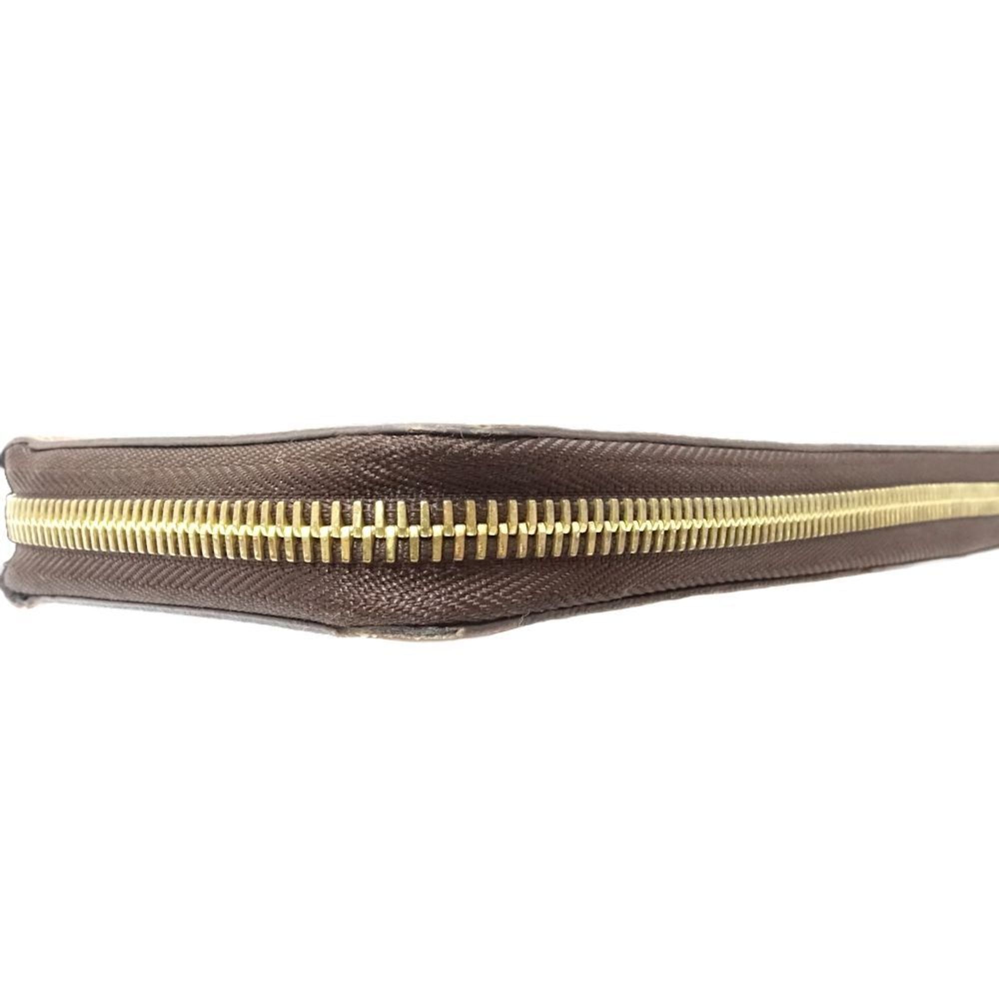 Louis Vuitton Brown Canvas Long Wallet (Bi-Fold) (Pre-Owned)