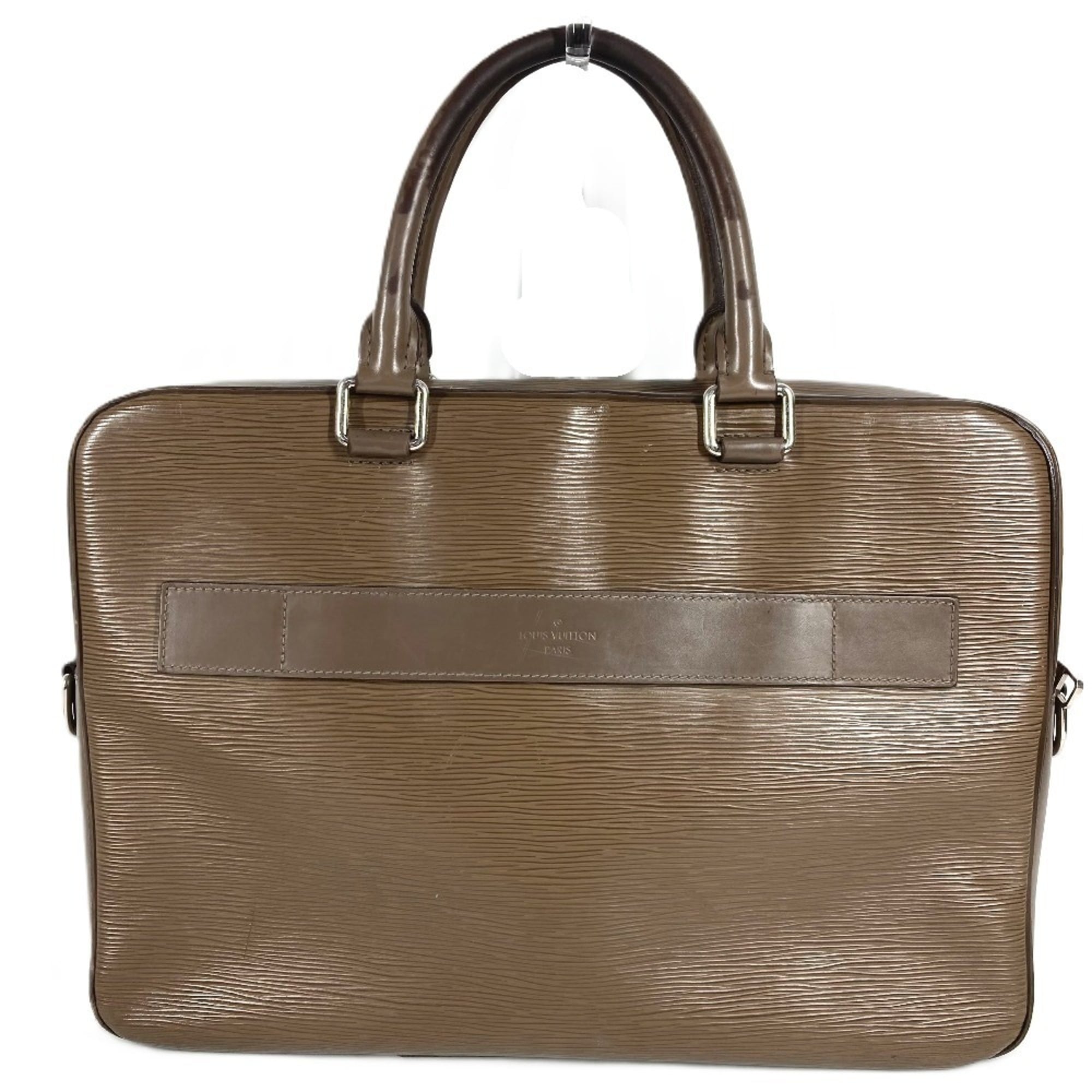 Louis Vuitton Epi Beige Brown Epi Leather Briefcase (Pre-Owned)
