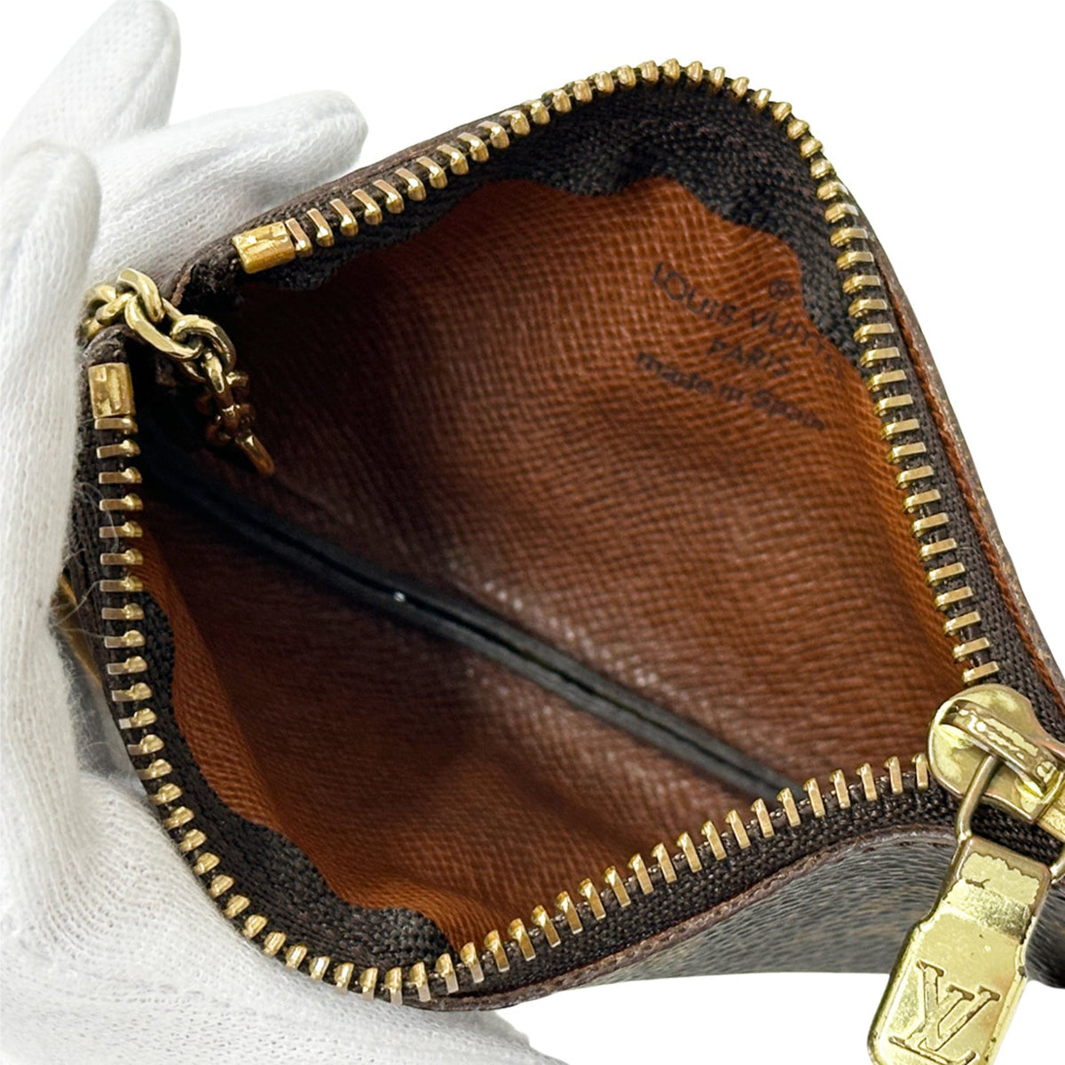 Louis Vuitton Brown Monogram Canvas Coin Purse/Coin Case (Pre-Owned)