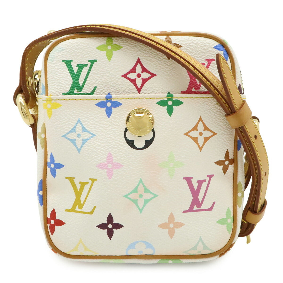 Louis Vuitton Monogram Multicolore Blanc Monogram Shoulder Bag (Pre-Owned)