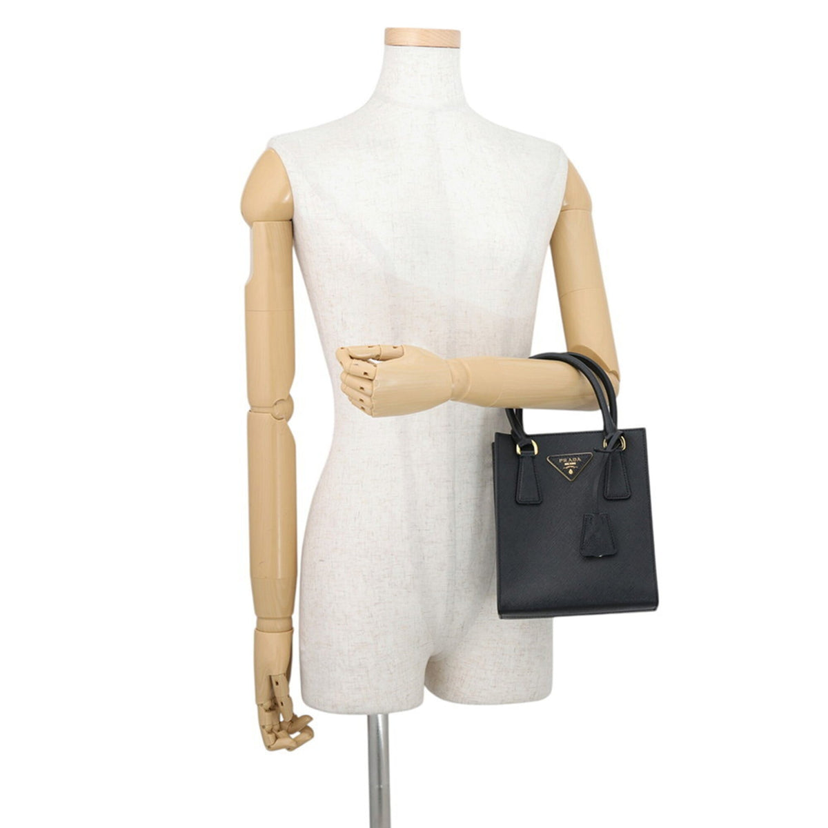 Prada Black Saffiano Handbag (Pre-Owned)