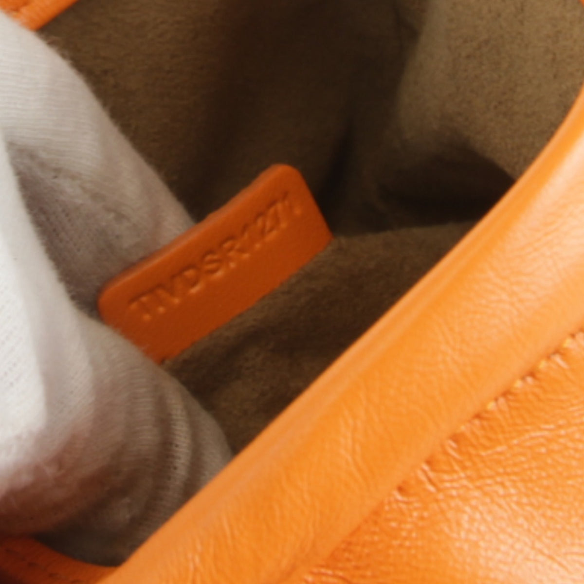 Burberry Orange Leather Shoulder Bag (Pre-Owned)