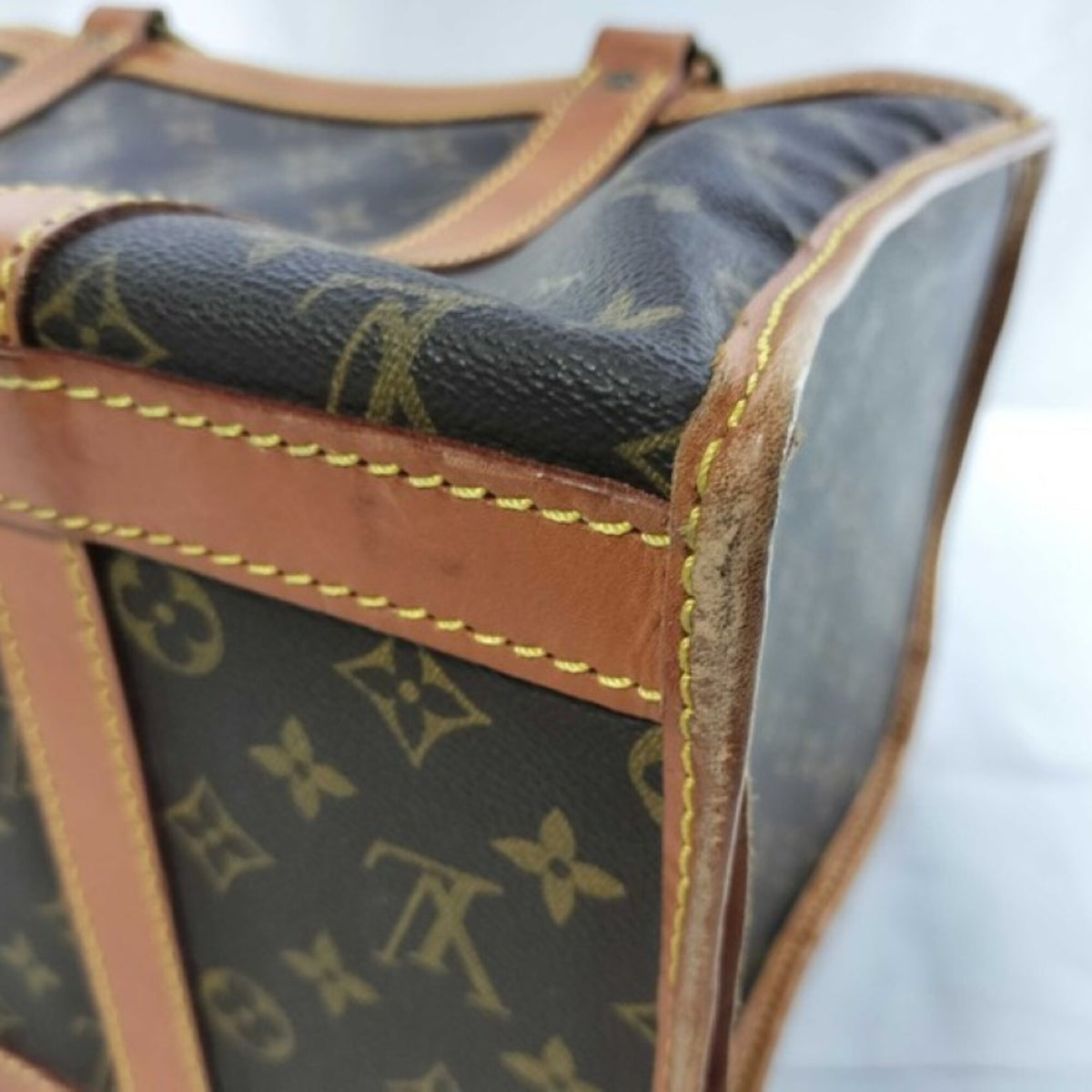 Louis Vuitton Brown Monogram Boston Bag Handbag (Pre-Owned)