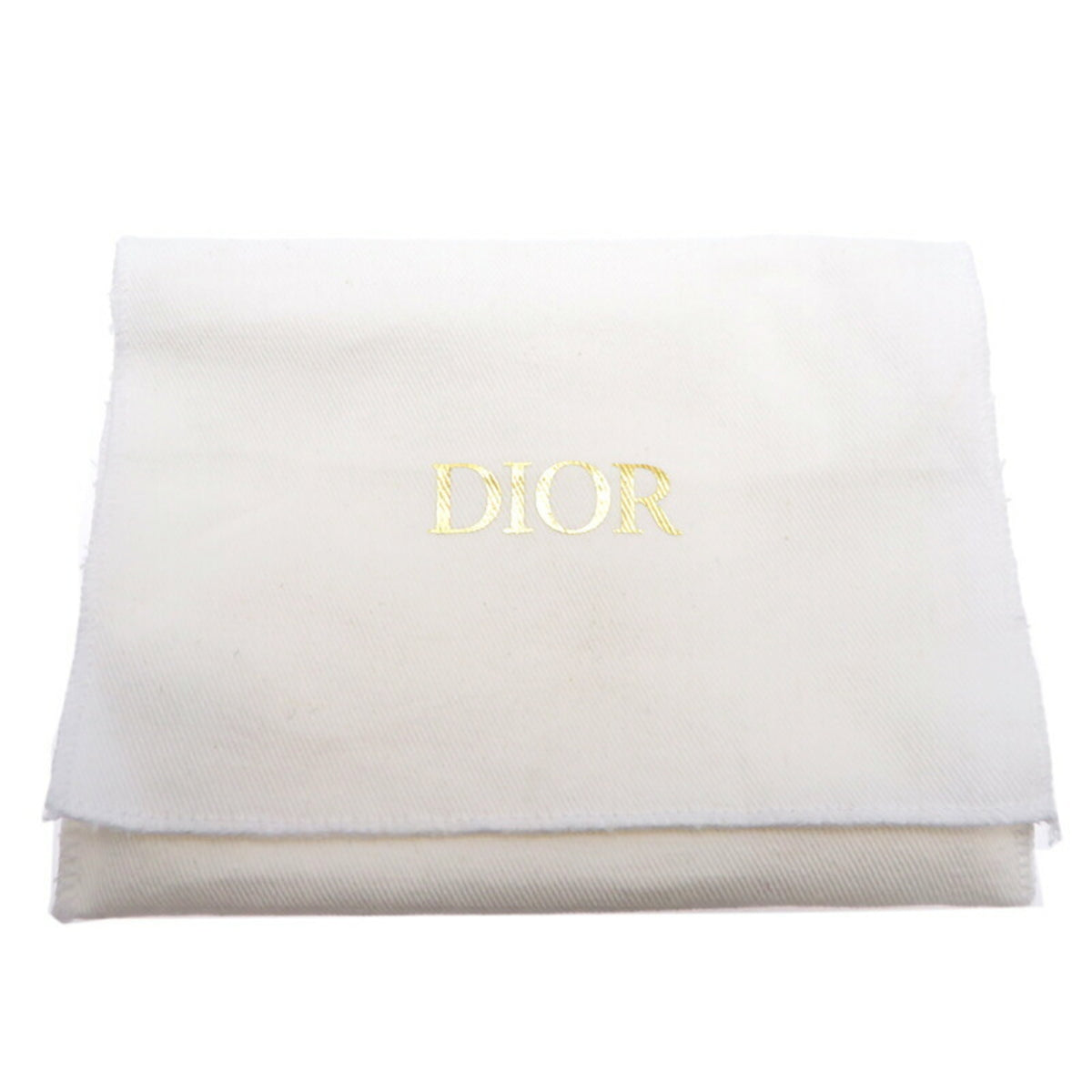 Christian Dior Black White Leather Coin Purse/Coin Case (Pre-Owned)