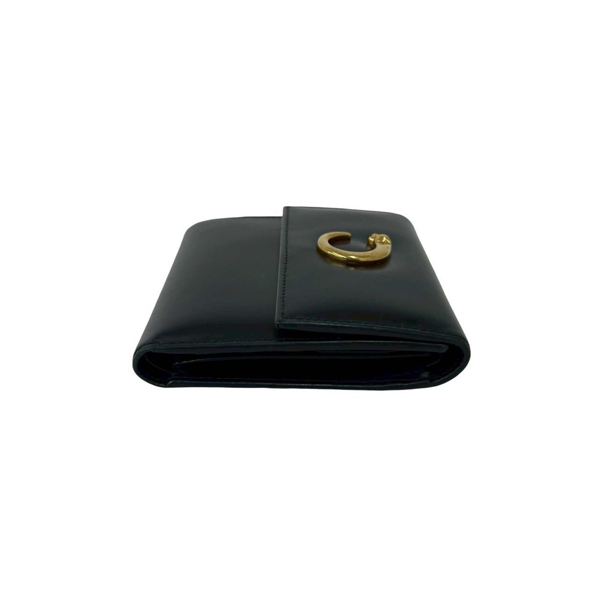 Cartier Black Leather Wallet (Tri-Fold) (Pre-Owned)