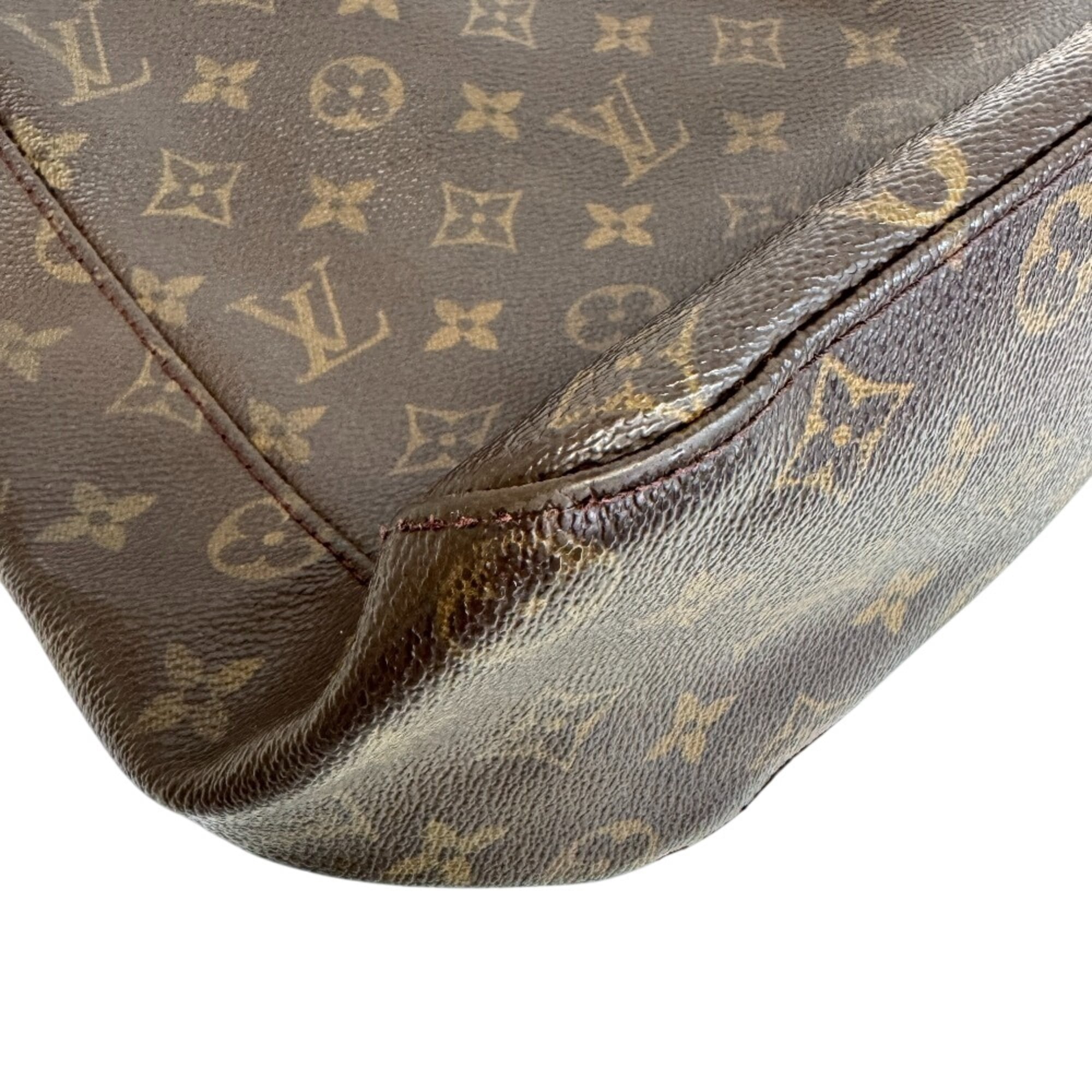 Louis Vuitton Brown Monogram Leather Pvc Handbag (Pre-Owned)
