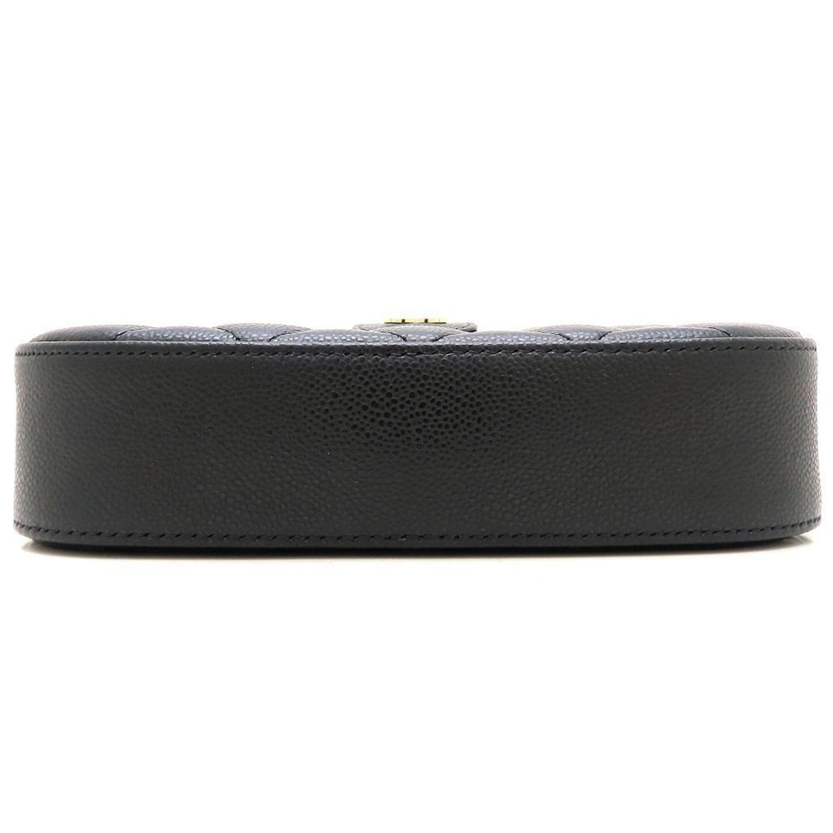 Chanel Black Grained Calfskin Shoulder Bag (Pre-Owned)
