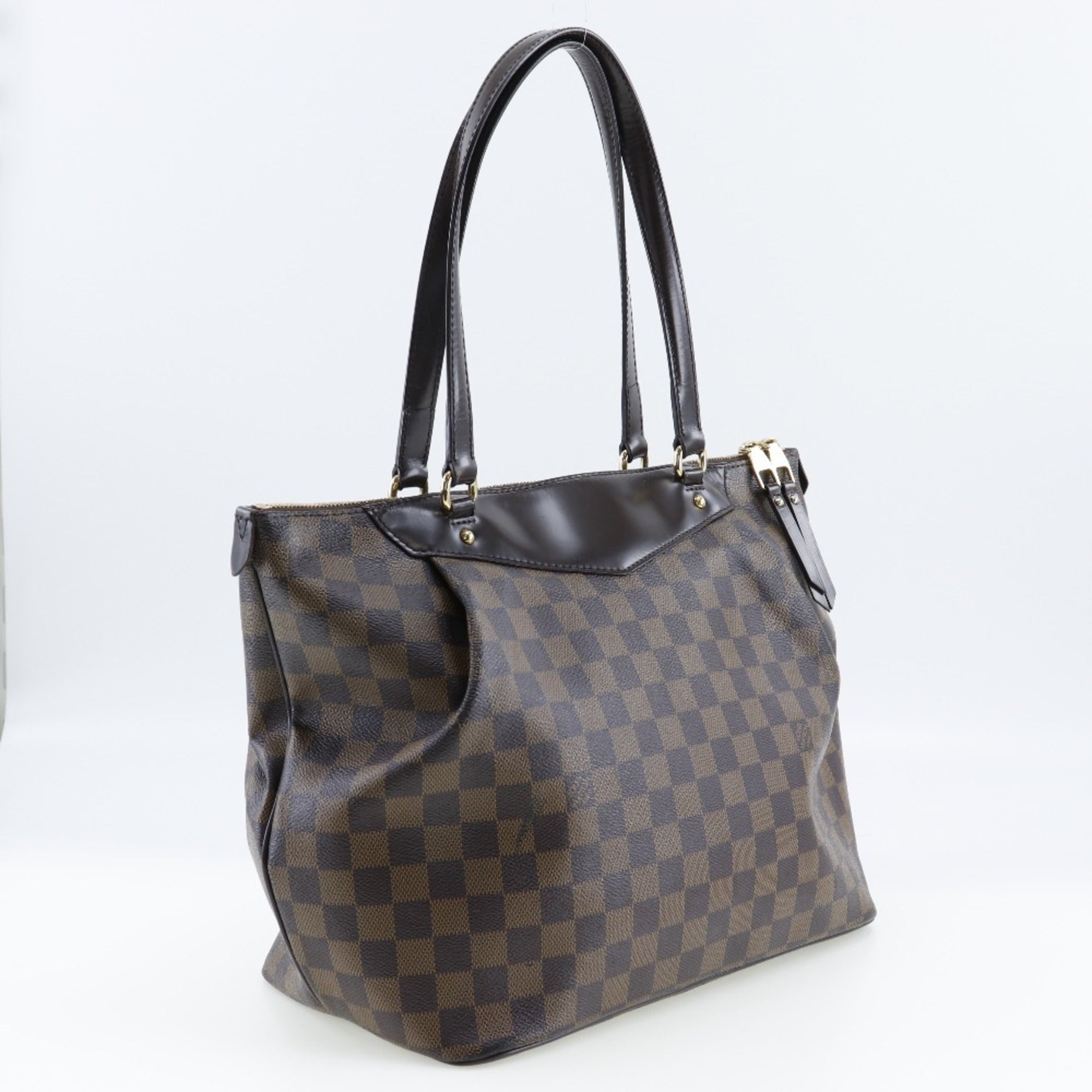 Louis Vuitton Damier Brown Damier Canvas Shoulder Bag (Pre-Owned)