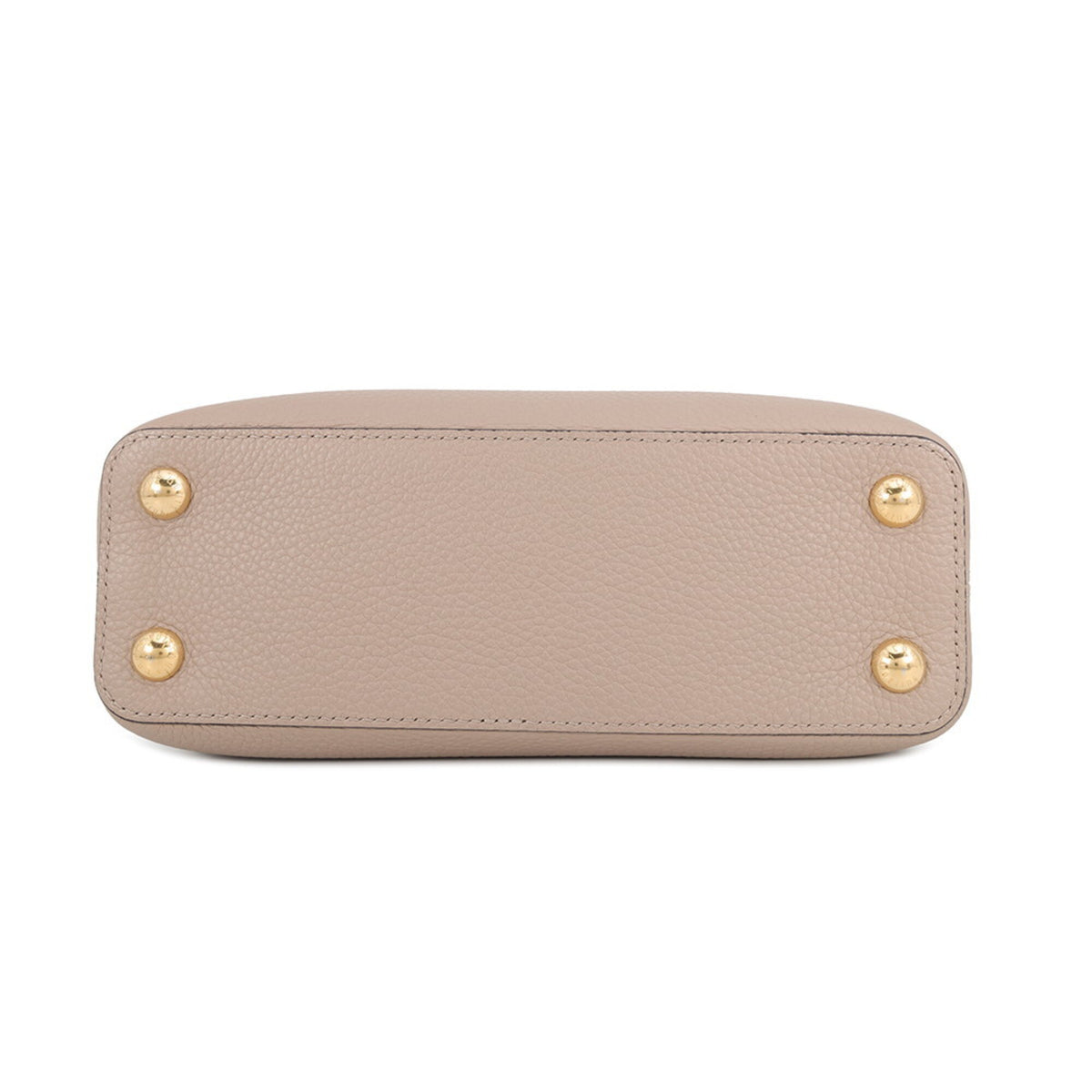 Louis Vuitton Beige Leather Handbag Shoulder Bag (Pre-Owned)