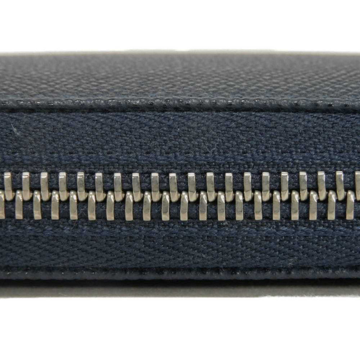 Bvlgari Blue Leather Long Wallet (Bi-Fold) (Pre-Owned)