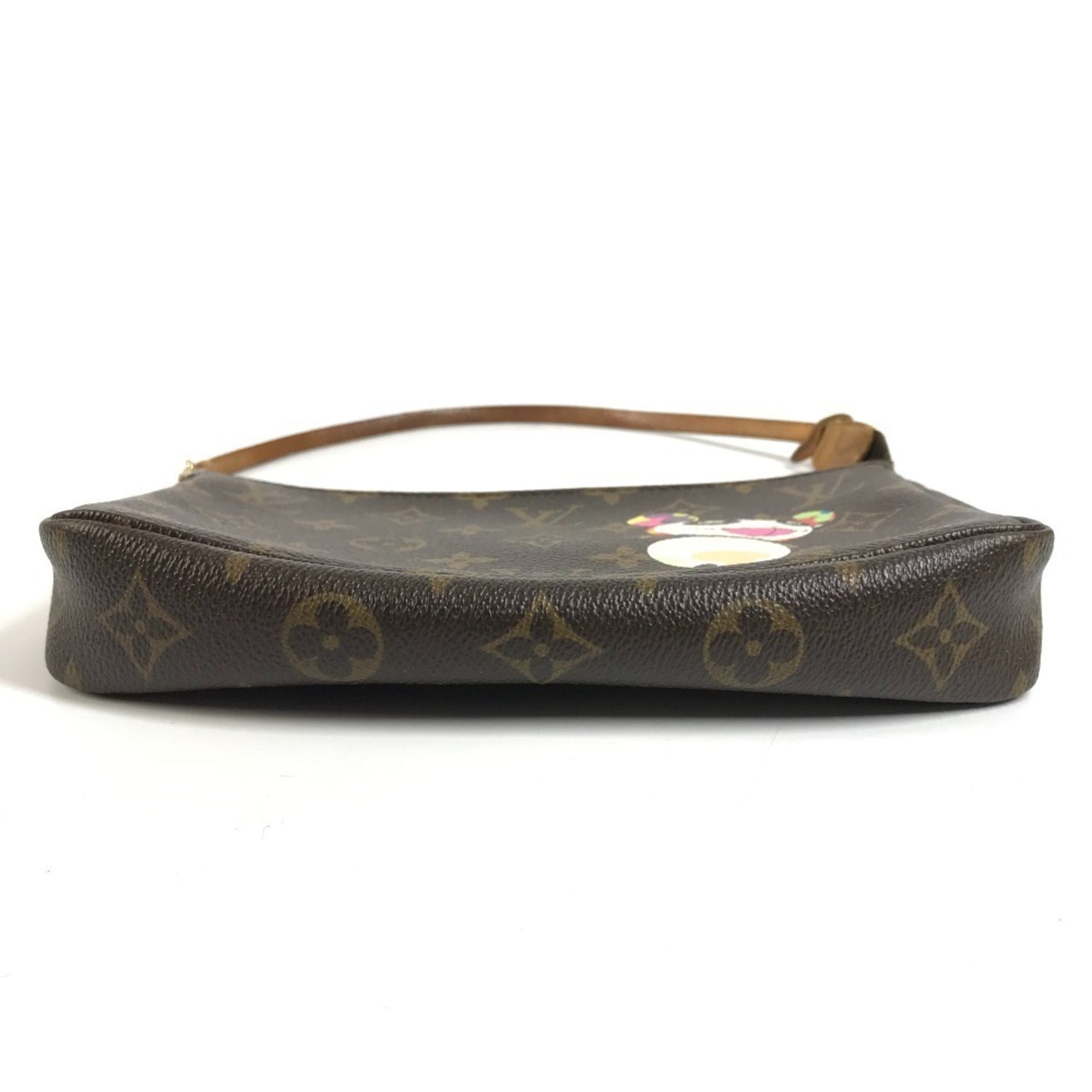 Louis Vuitton Brown Multi-Color Monogram Handbag Pouch Shoulder Bag (Pre-Owned)