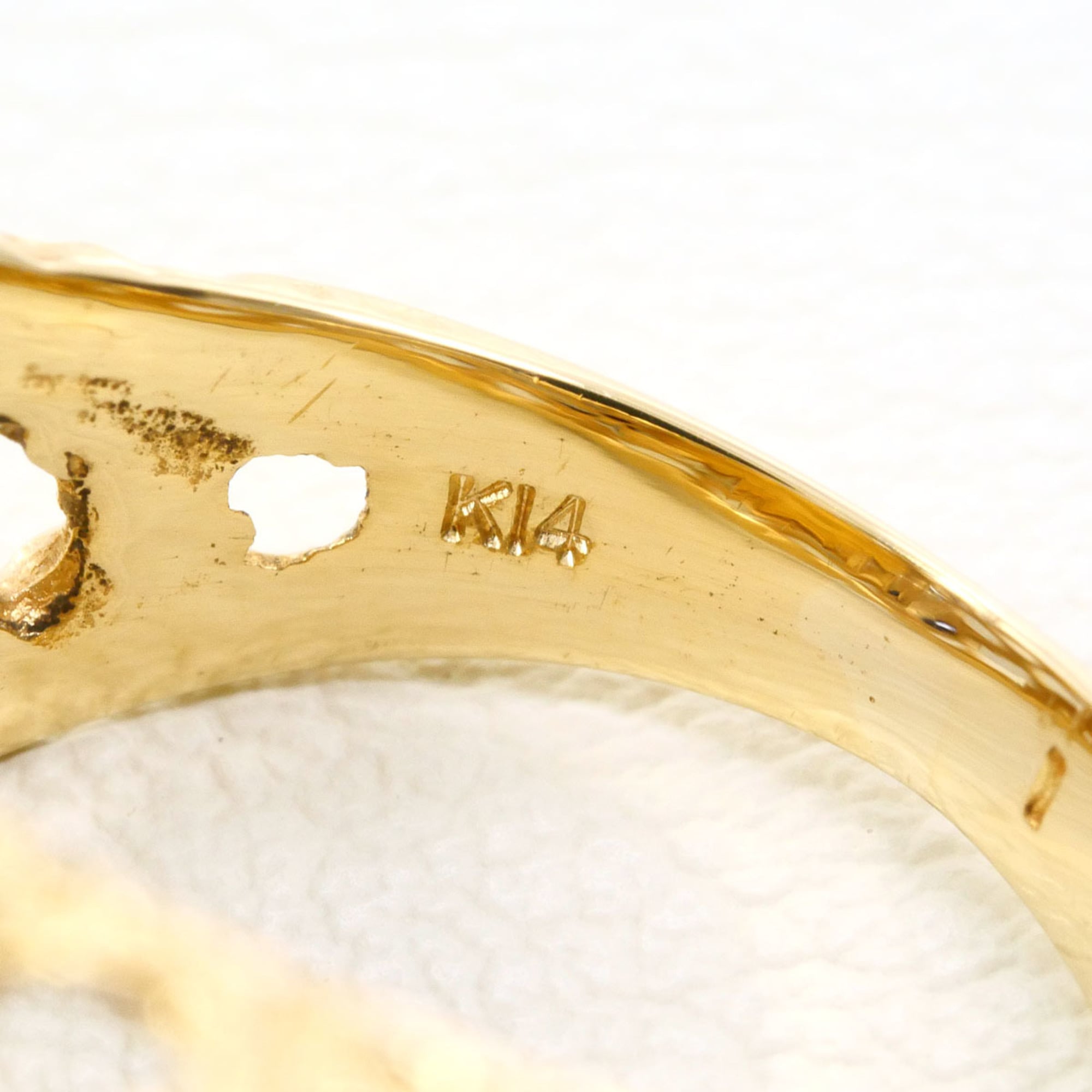 Unbranded Yellow Gold Yellow Gold (10K) Yellow Gold (14K) Band Ring (Pre-Owned)