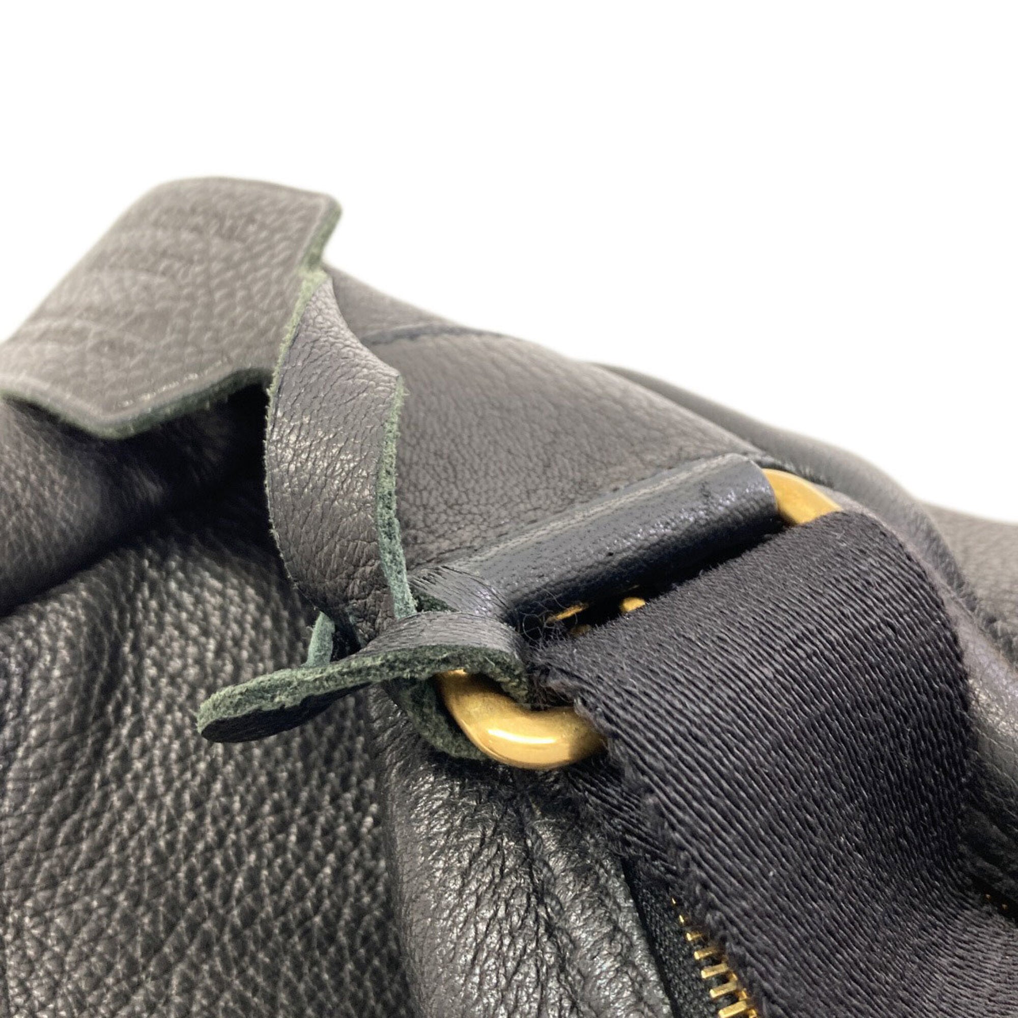 Prada Black Leather Shoulder Bag (Pre-Owned)