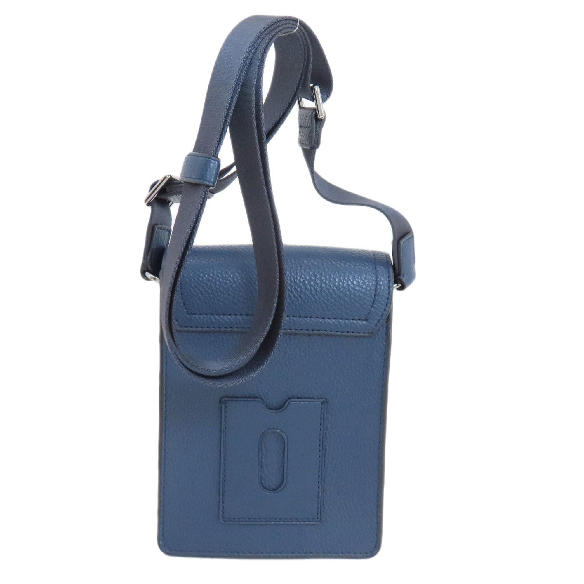 Michael Kors Navy Leather Shoulder Bag (Pre-Owned)