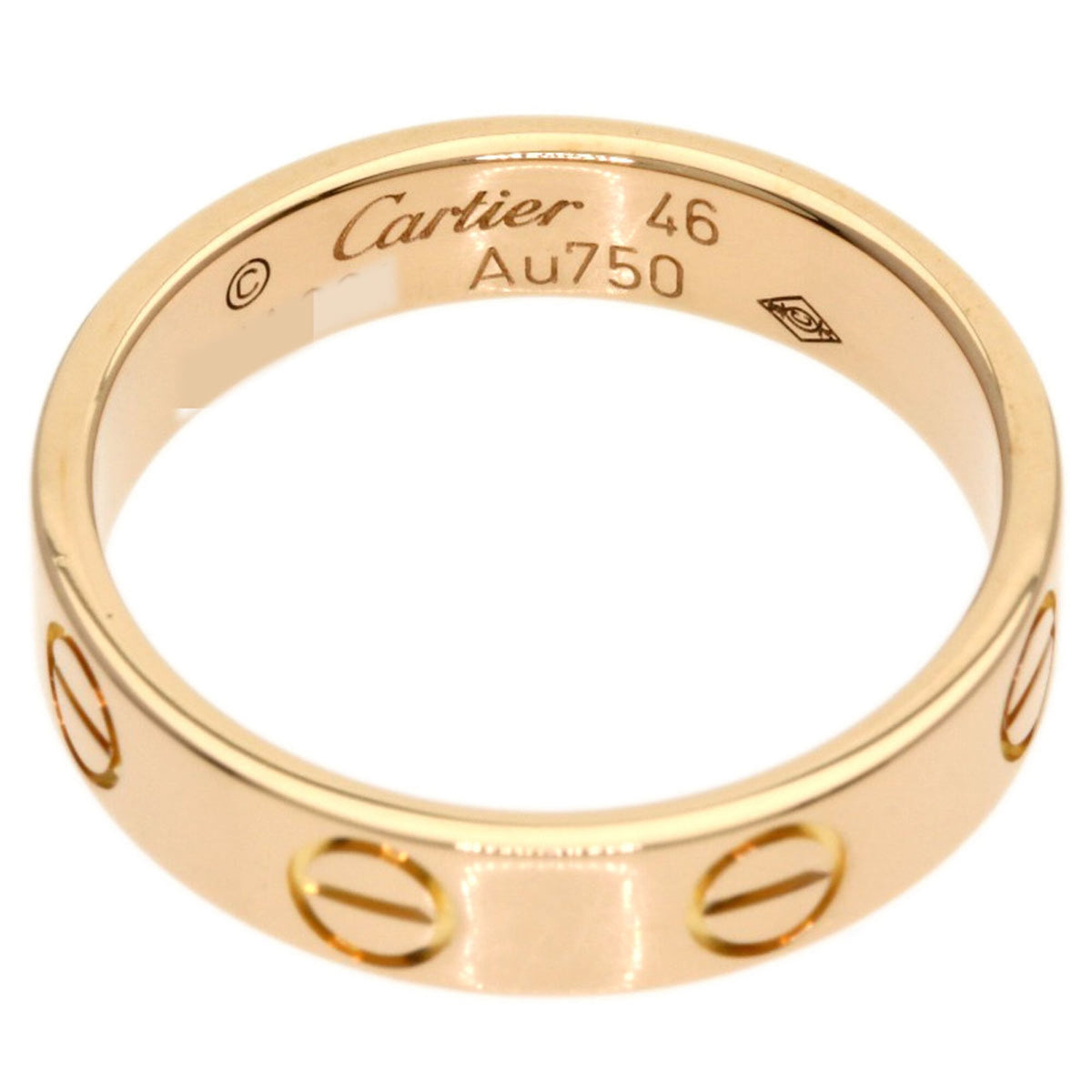 Cartier Pink Gold (18K) Band Ring (Pre-Owned)