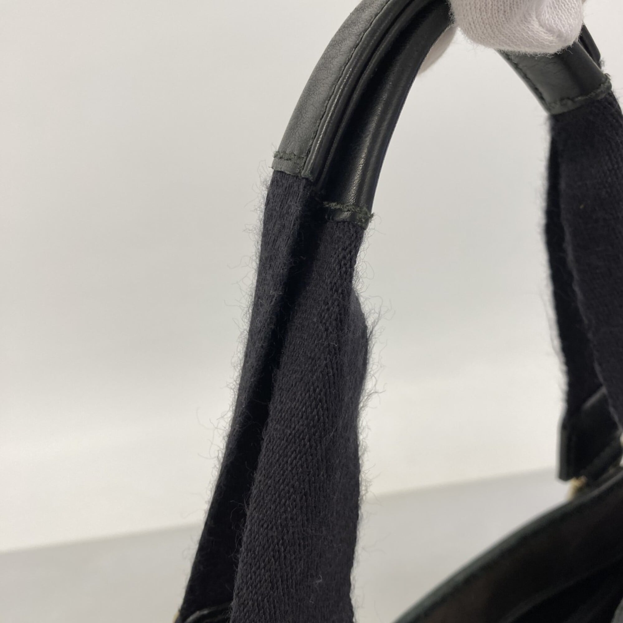 Gucci Black Brown Pvc Tote Bag (Pre-Owned)