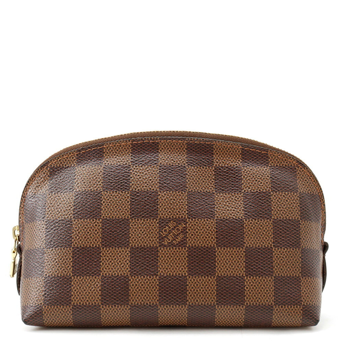 Louis Vuitton Damier Damier Canvas Ebene Red Color Handbag Pochette (Pre-Owned)