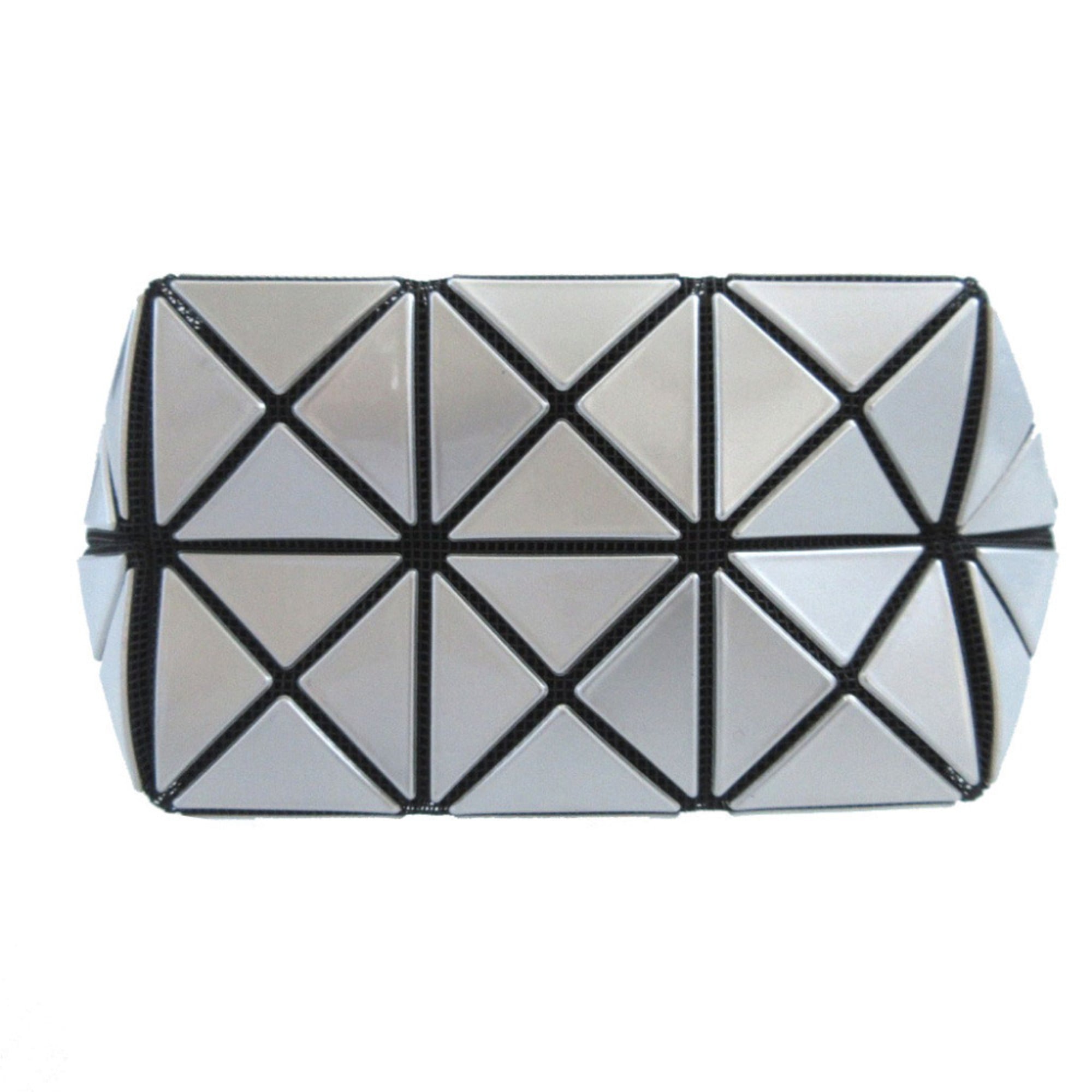 Issey Miyake Silver Pvc Pouch (Pre-Owned)
