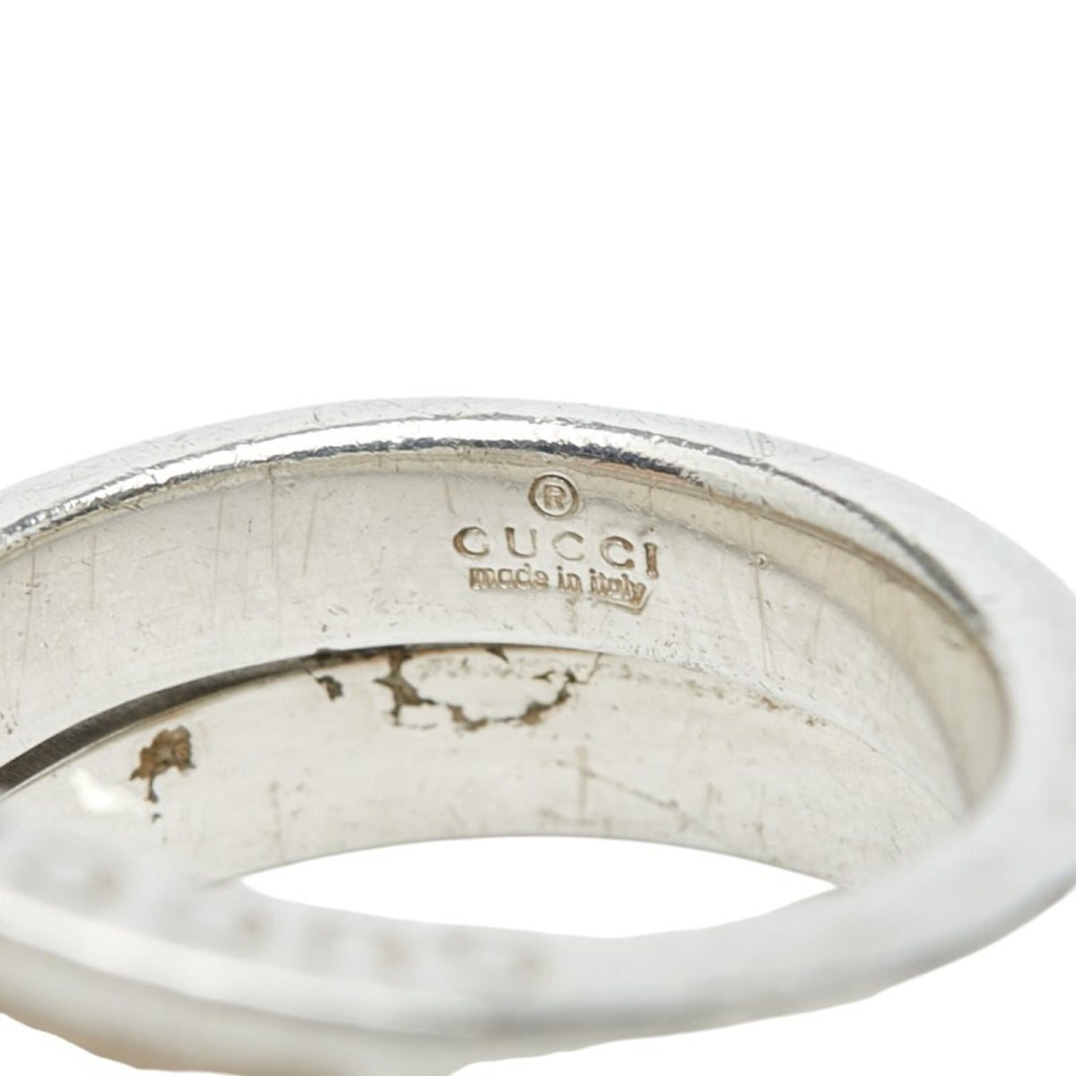 Gucci Silver Silver 925 Band Ring (Pre-Owned)