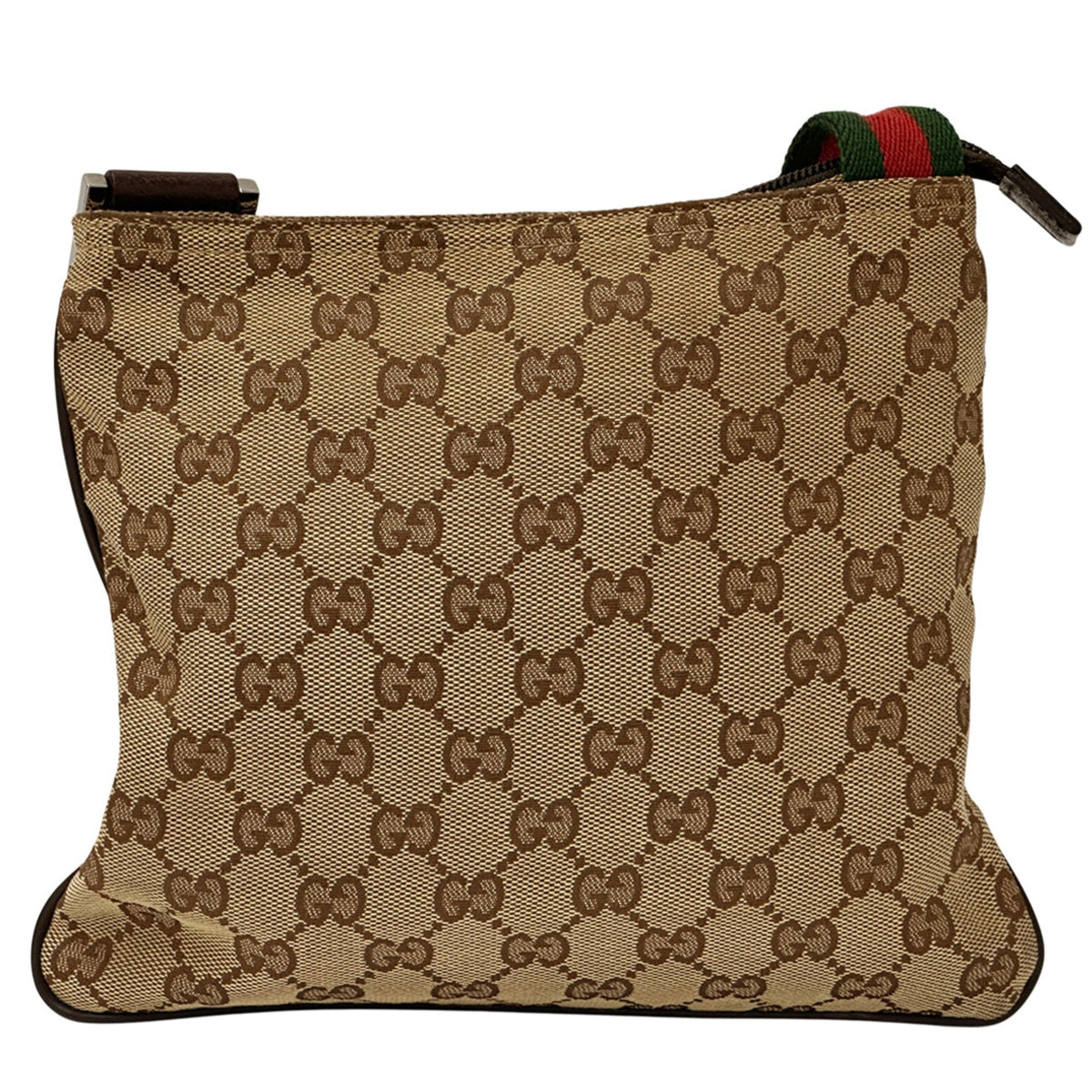 Gucci Brown Gg Canvas Handbag Shoulder Bag (Pre-Owned)